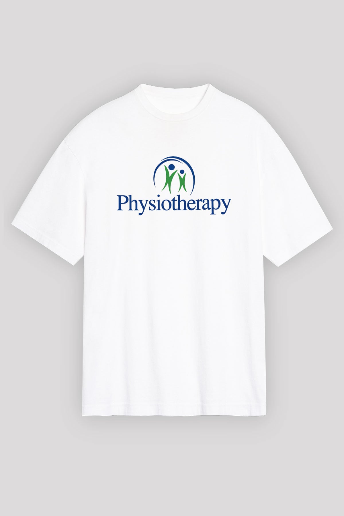 Fizyoterapist Beyaz Unisex Oversize Tişört T-Shirt
