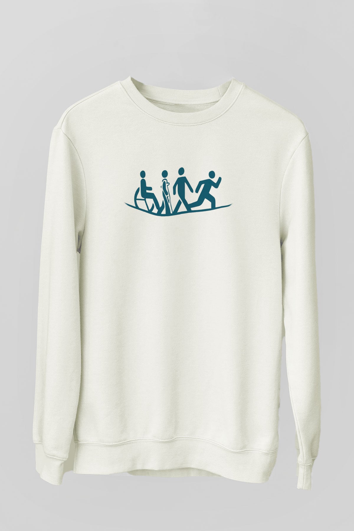 Fizyoterapist Beyaz Unisex Sweatshirt