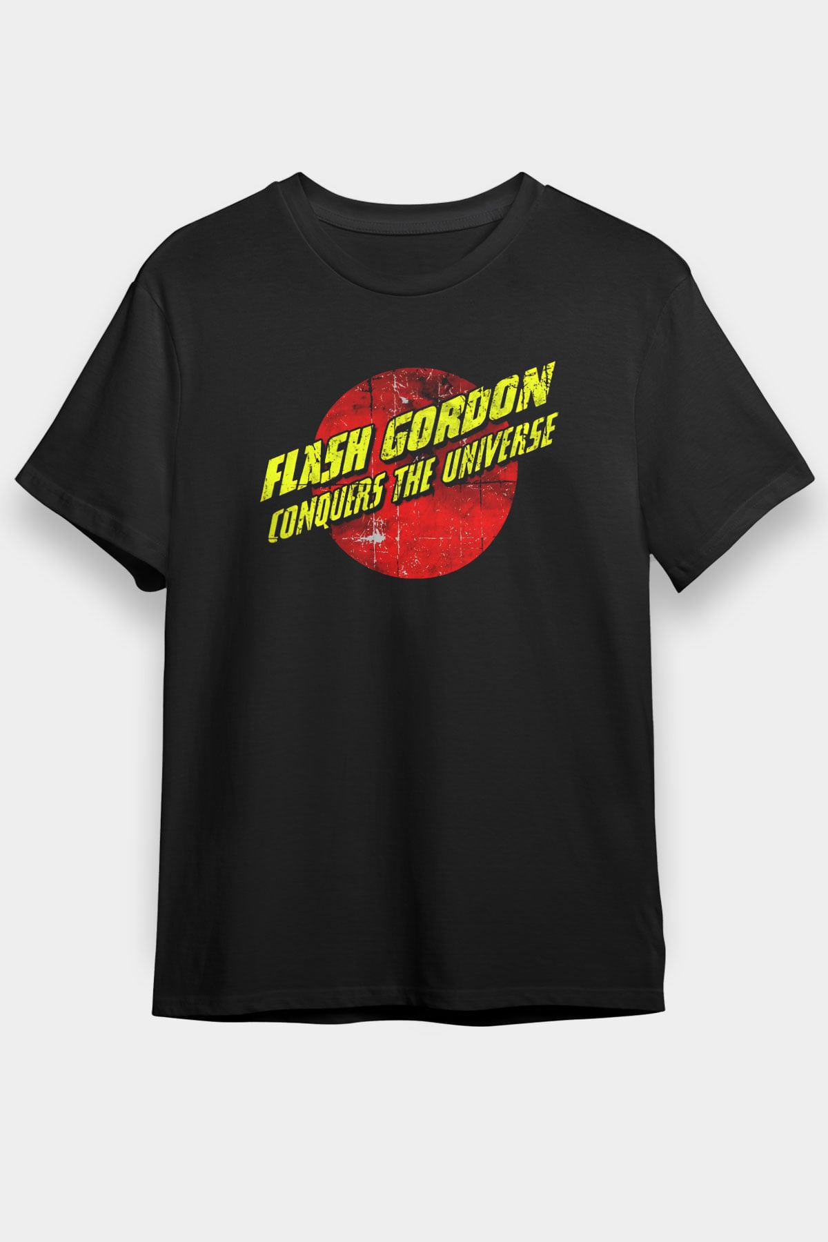 Flash Gordon Siyah Unisex Tişört