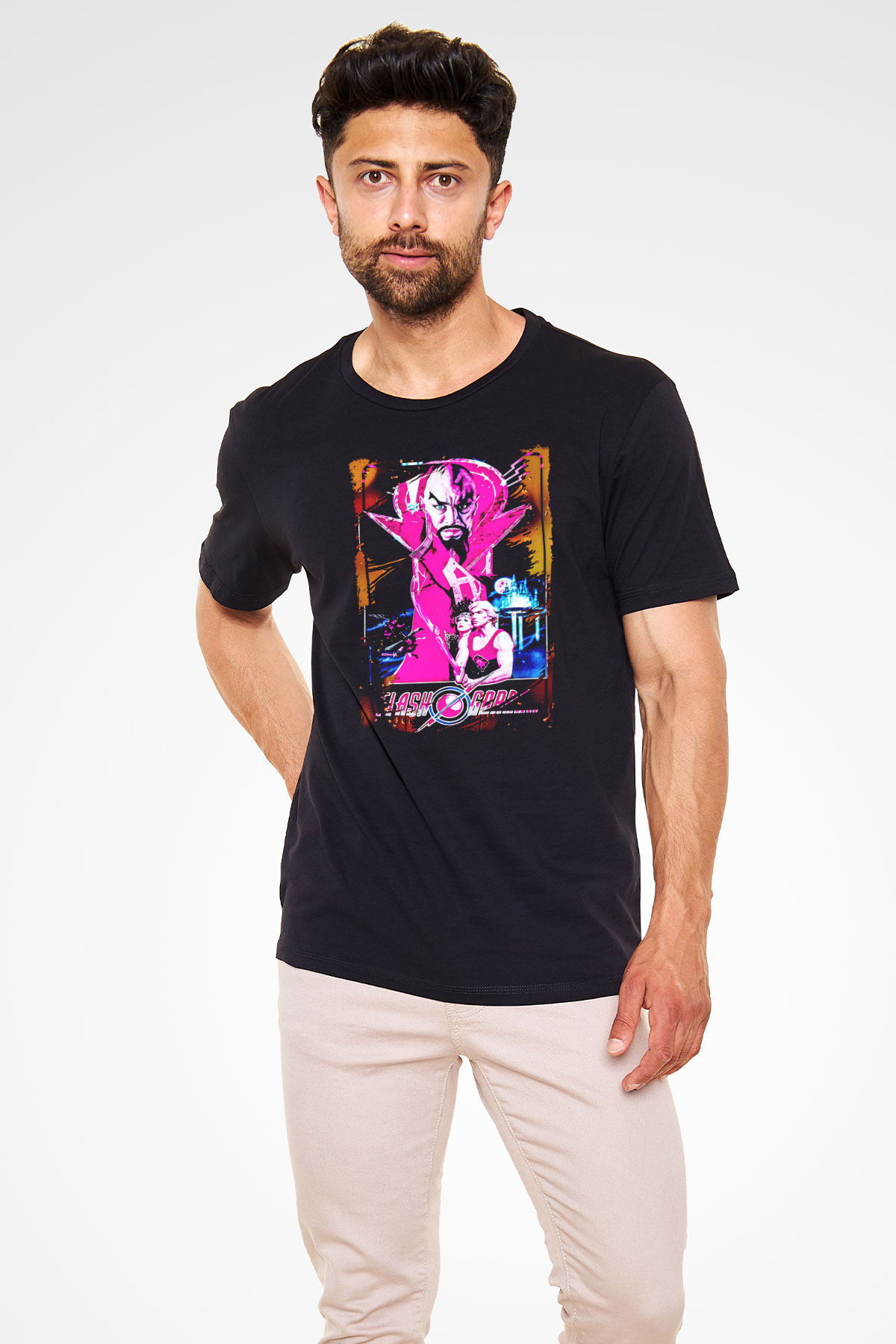 Flash Gordon Siyah Unisex Tişört