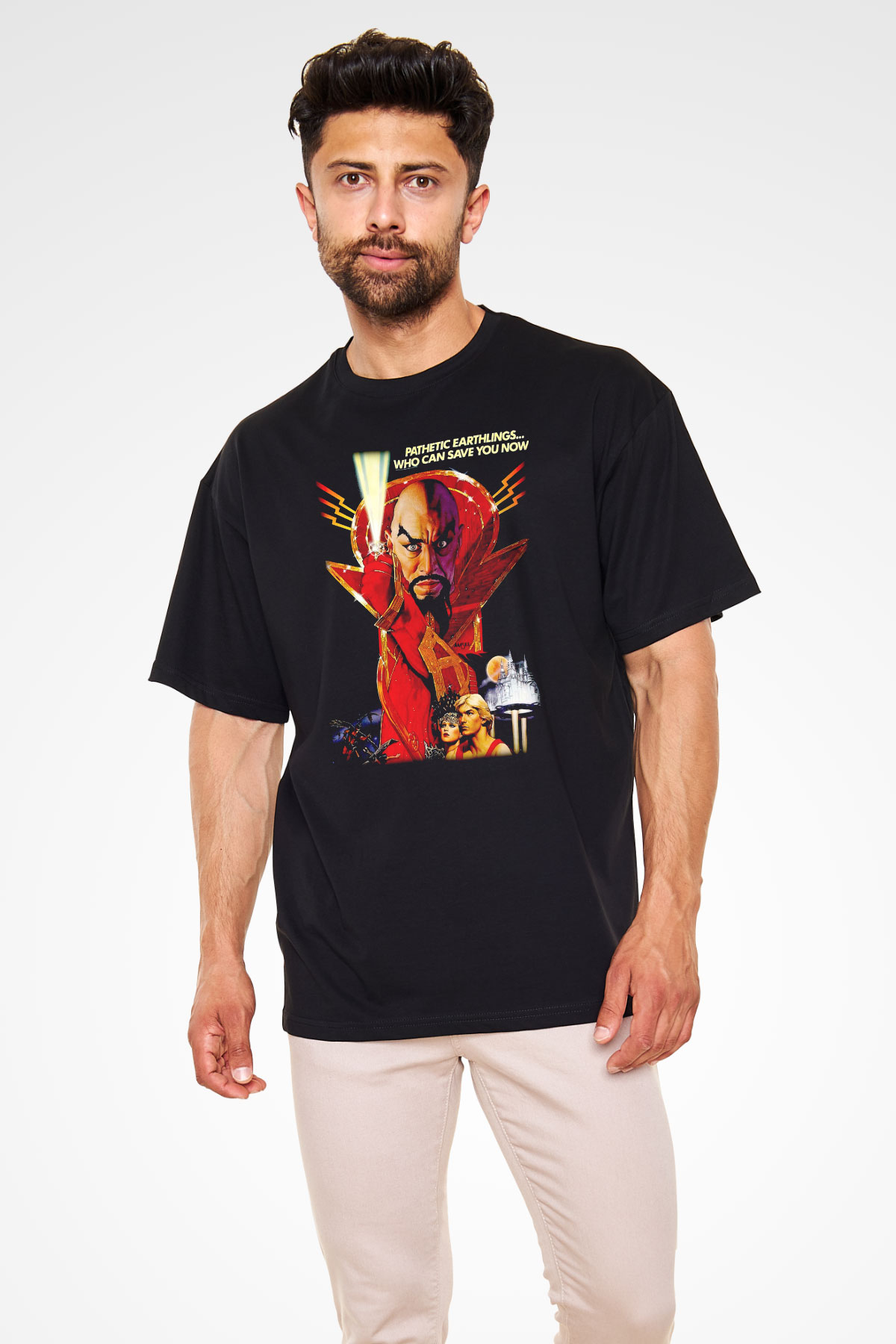 Flash Gordon Siyah Unisex Tişört