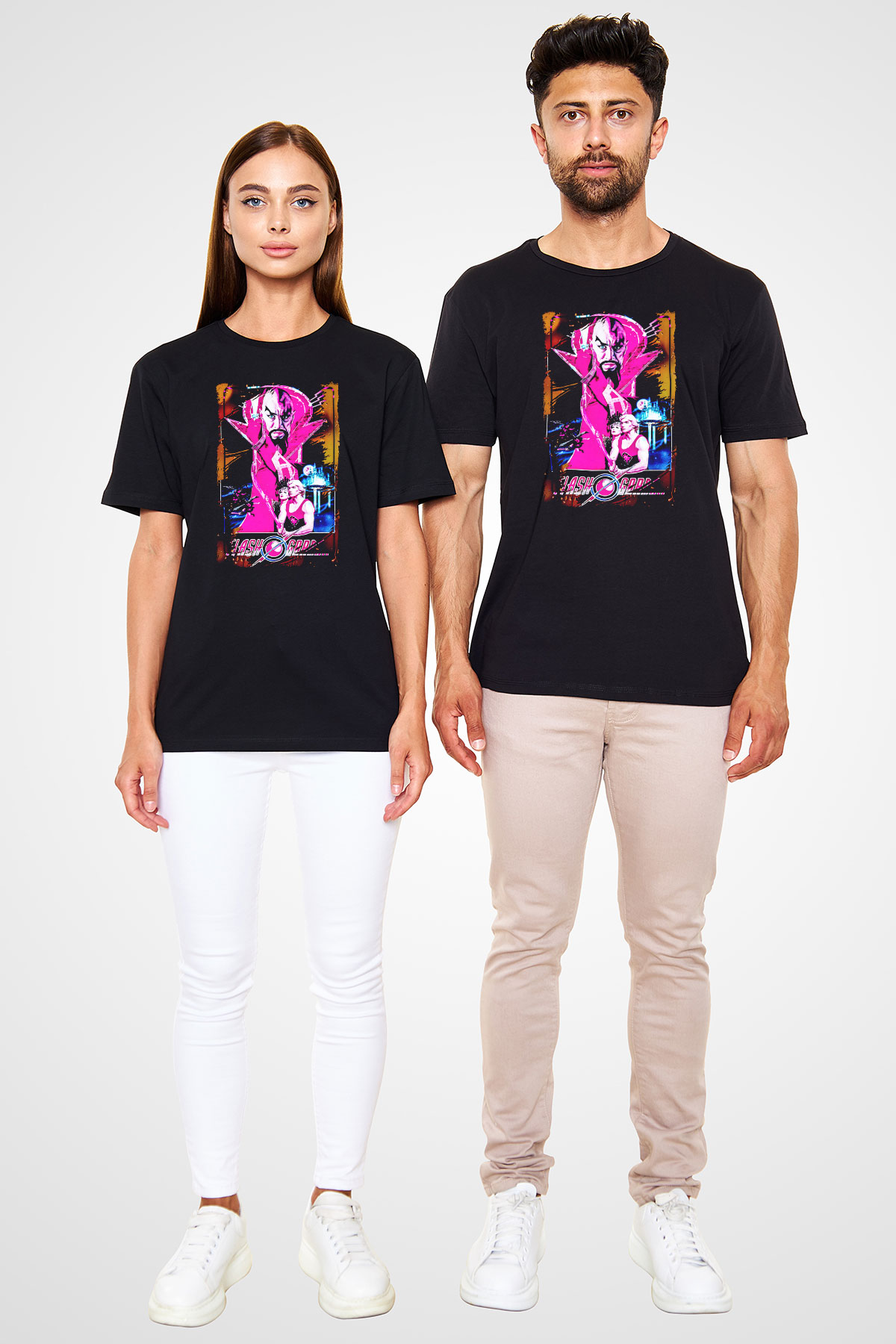 Flash Gordon Siyah Unisex Tişört