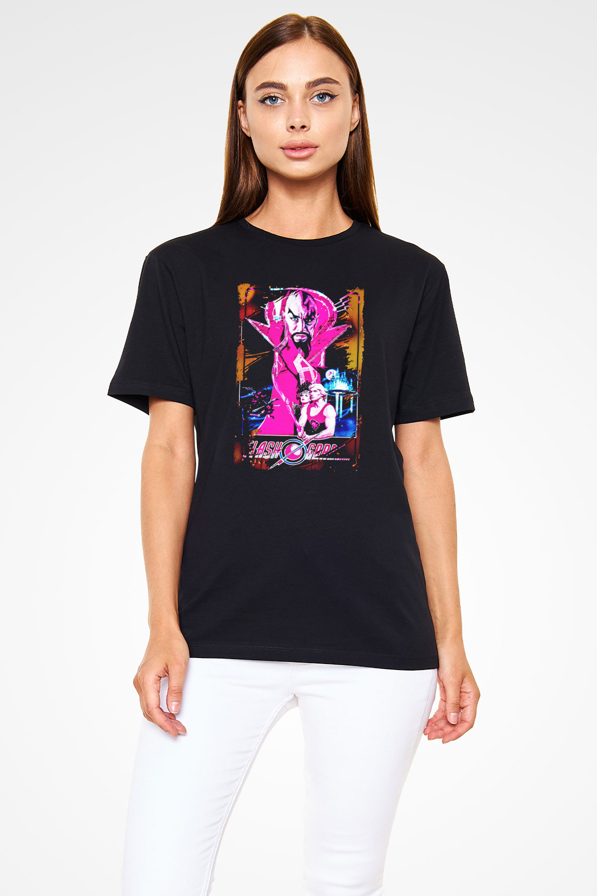 Flash Gordon Siyah Unisex Tişört