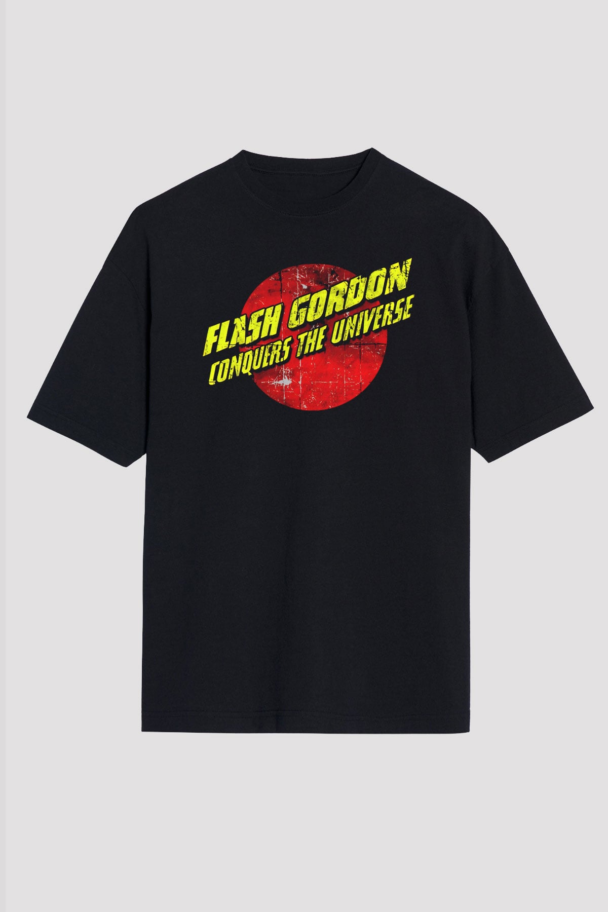 Flash Gordon Siyah Unisex Tişört