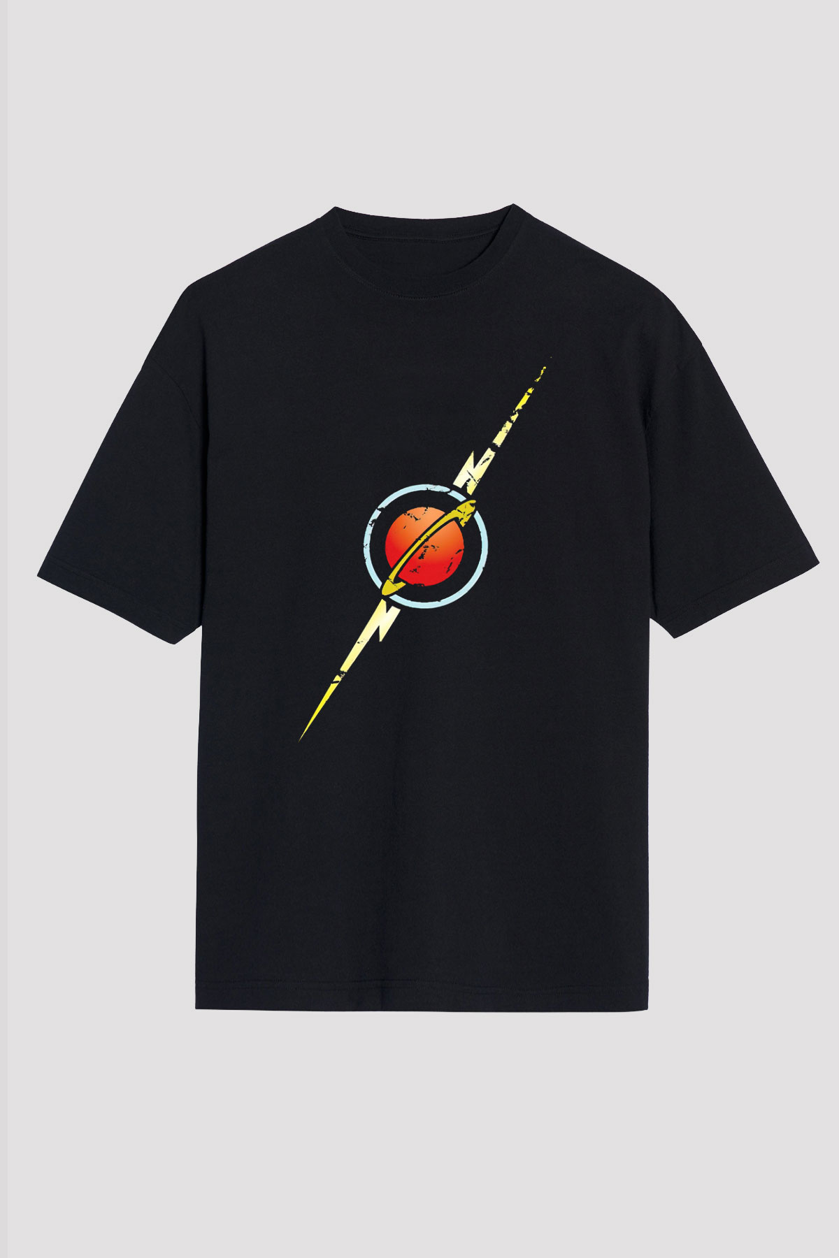 Flash Gordon Siyah Unisex Tişört