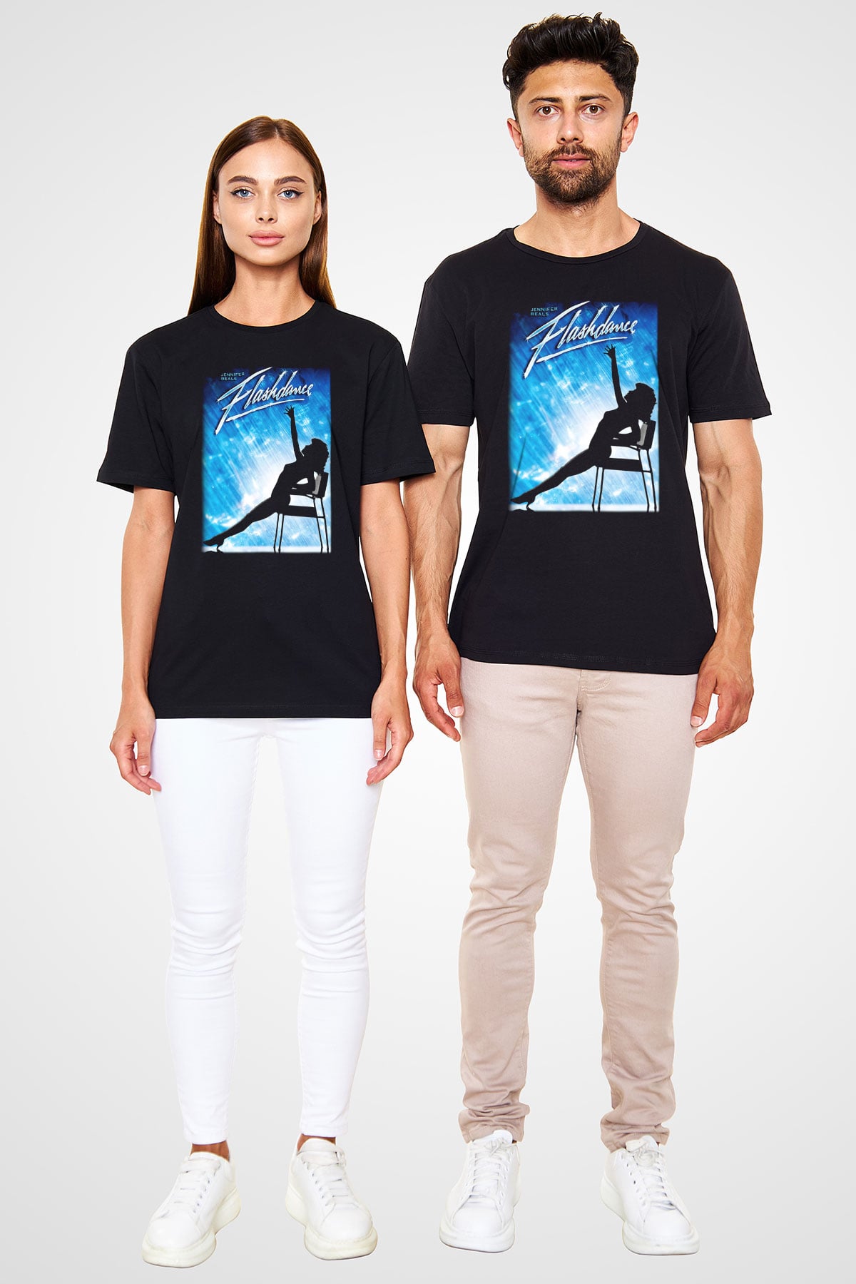 Flashdance Siyah Unisex Tişört