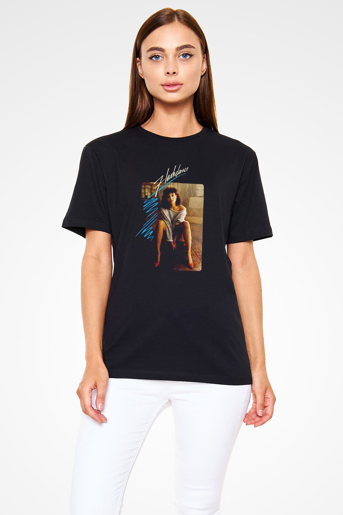 Flashdance Siyah Unisex Tişört
