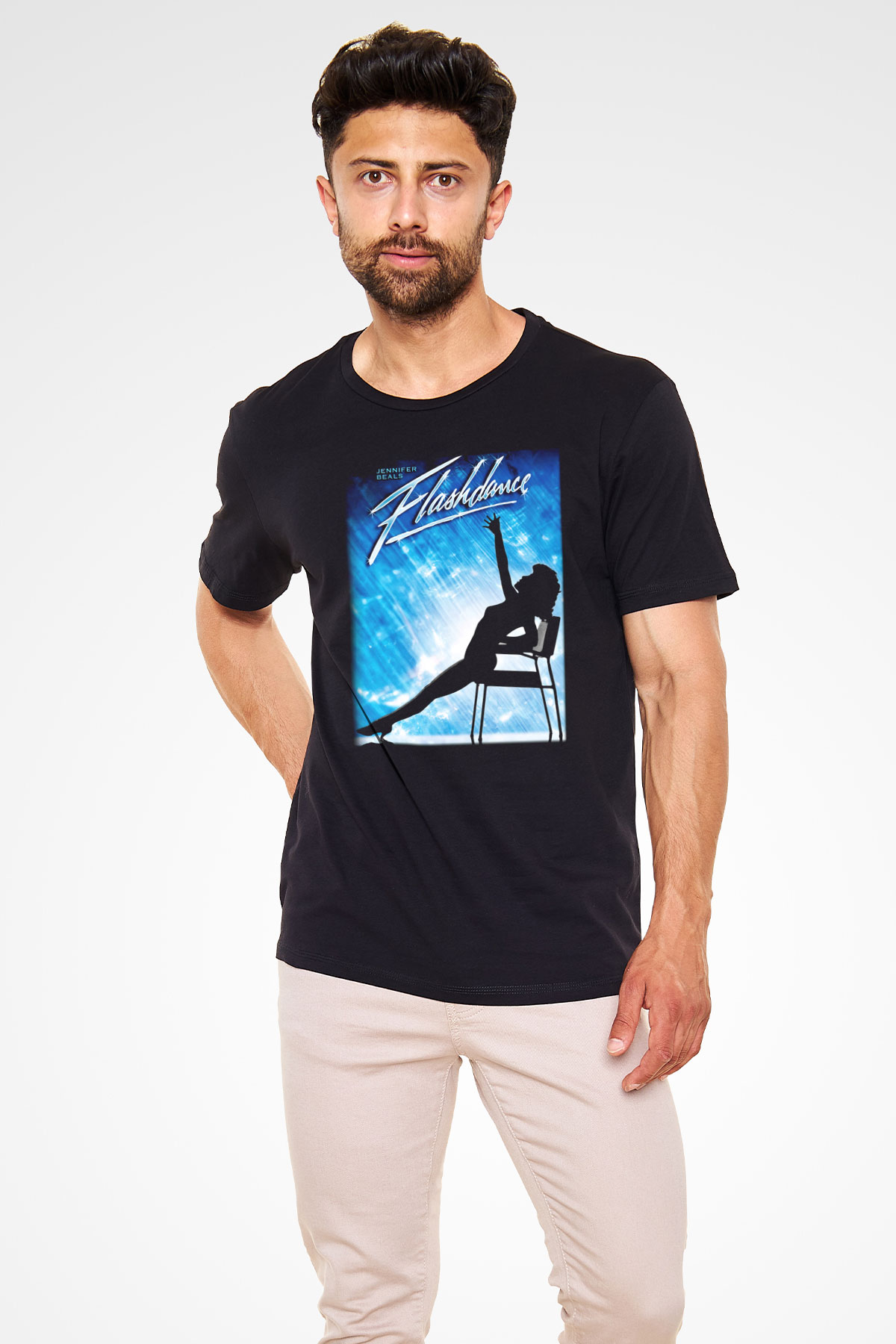 Flashdance Siyah Unisex Tişört