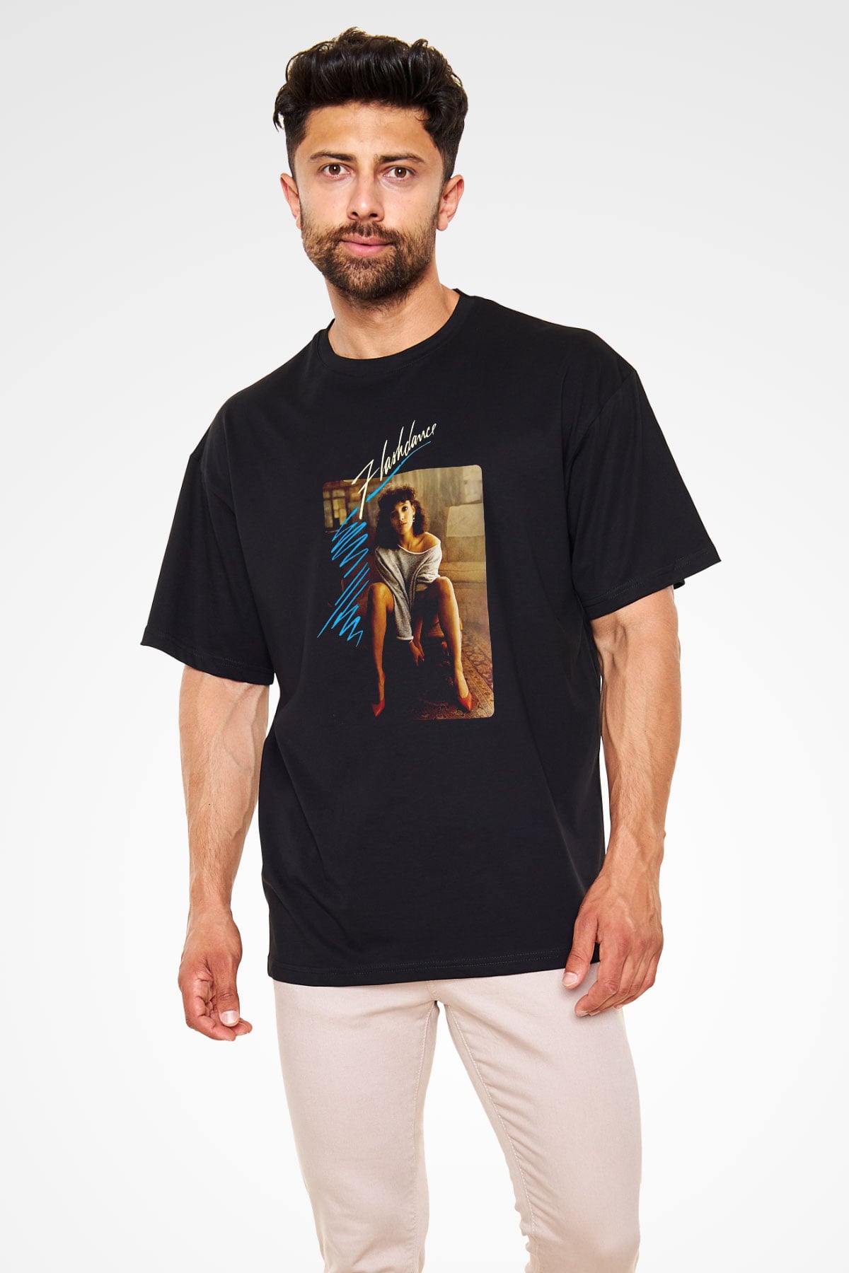 Flashdance Siyah Unisex Tişört