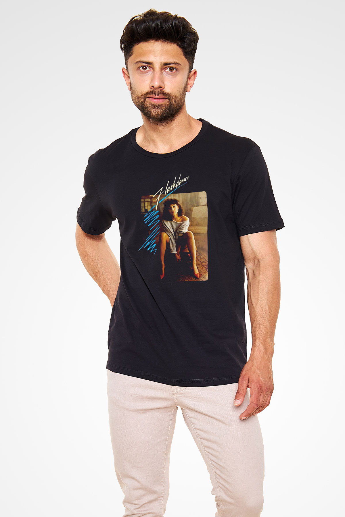 Flashdance Siyah Unisex Tişört