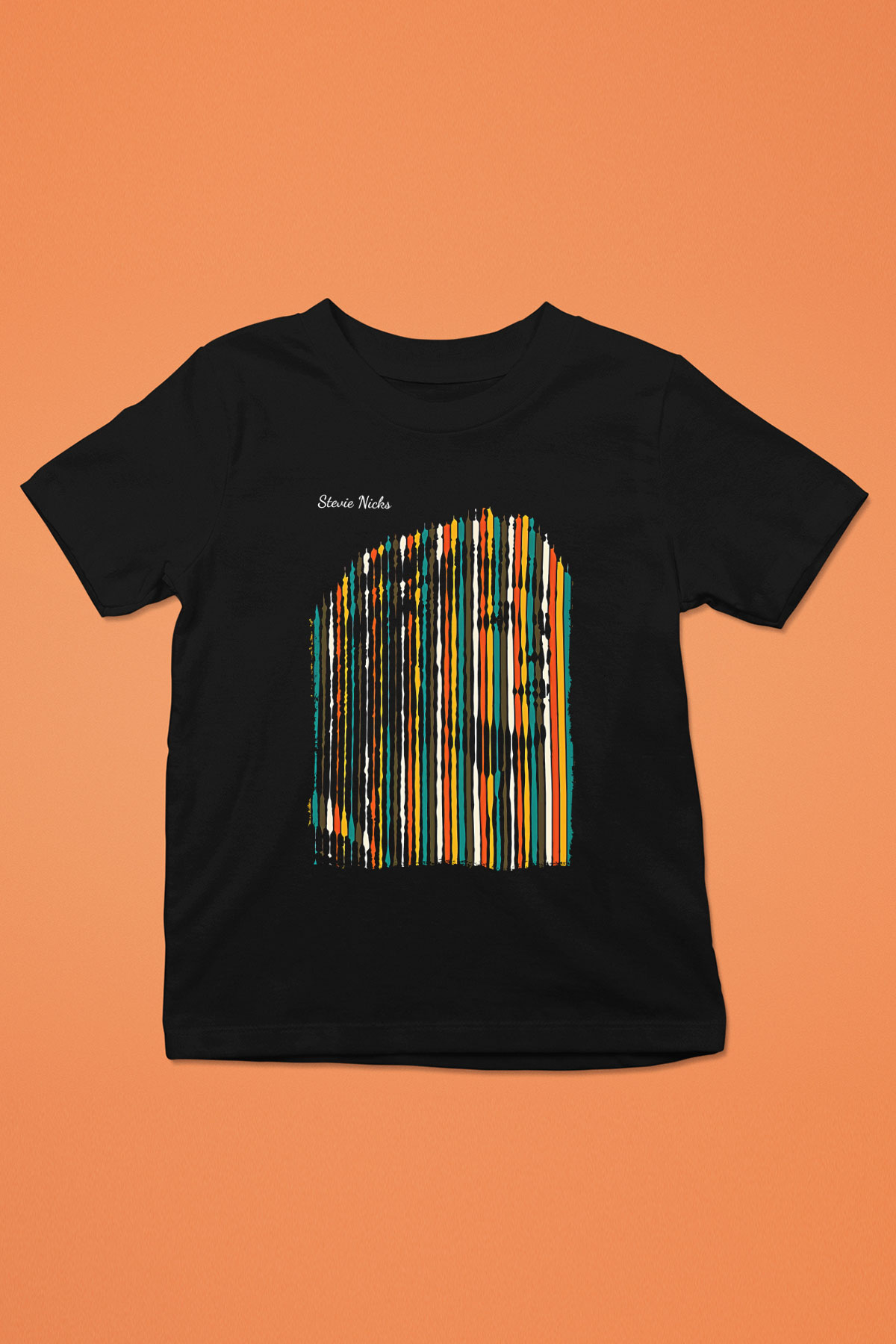 Fleetwod Mac Baskılı Unisex Siyah Çocuk Tişört - Tshirt
