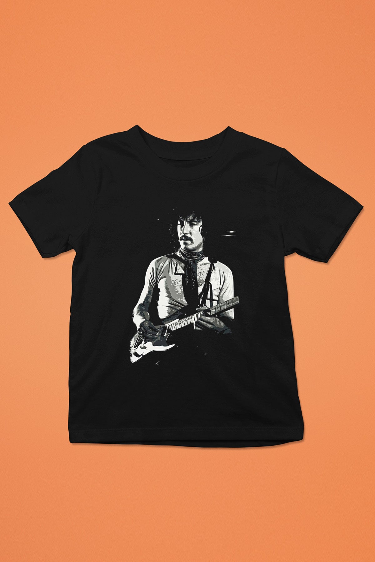 Fleetwod Mac Baskılı Unisex Siyah Çocuk Tişört - Tshirt