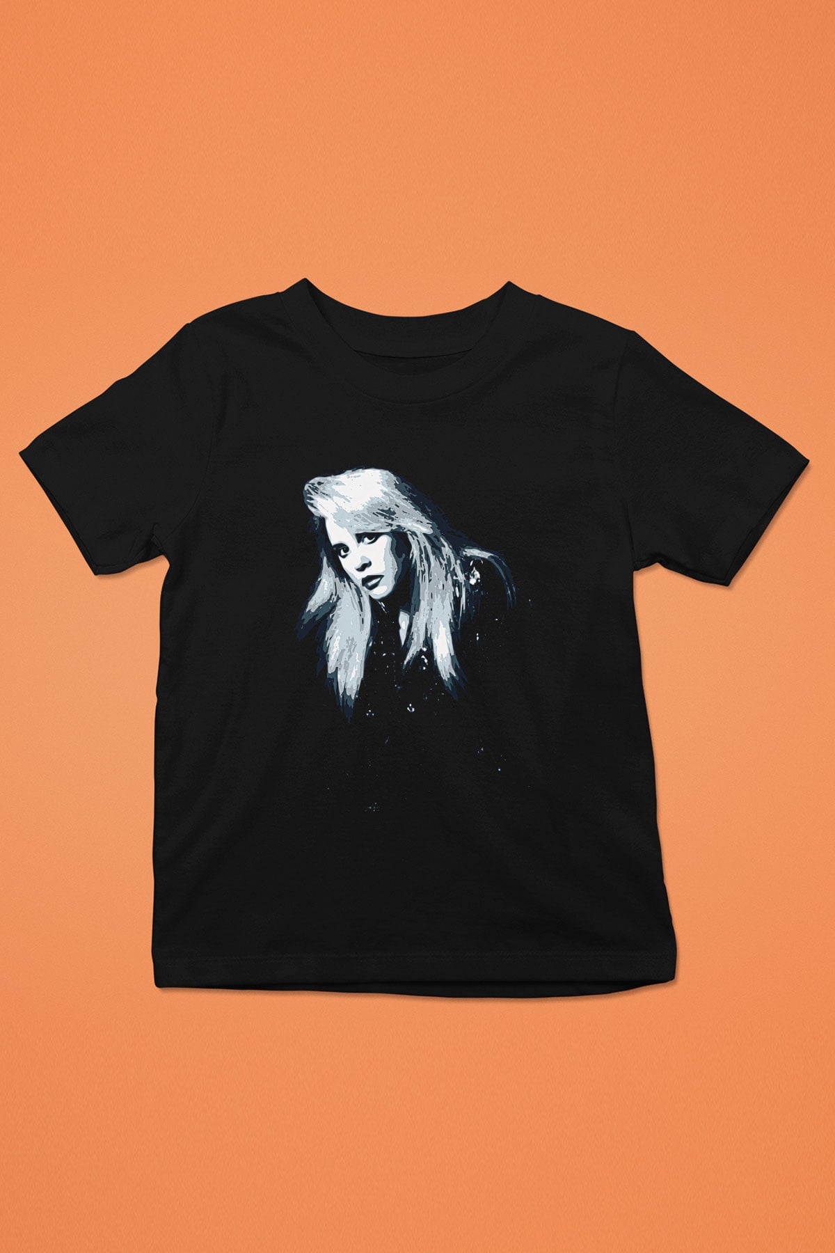 Fleetwod Mac Baskılı Unisex Siyah Çocuk Tişört - Tshirt