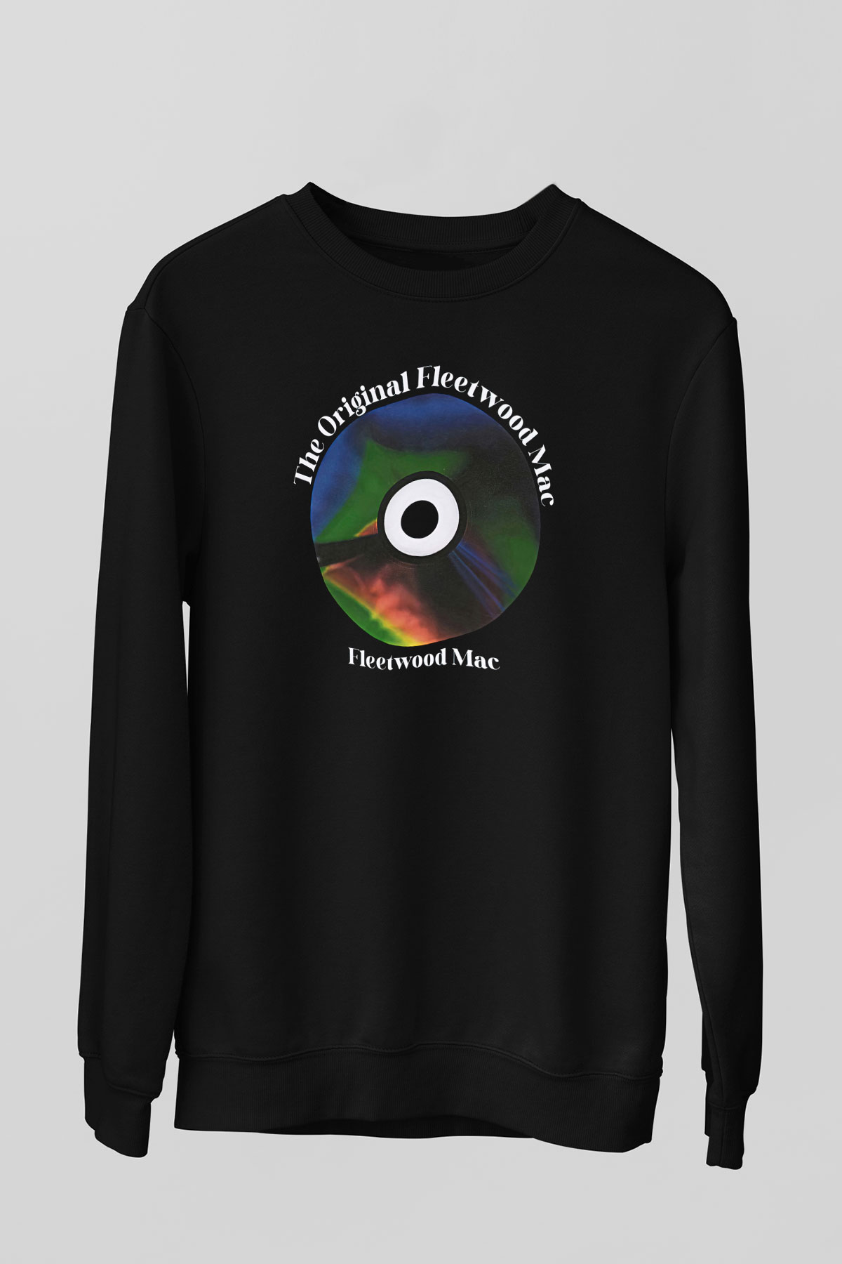 Fleetwod Mac Baskılı Unisex Siyah Sweatshirt