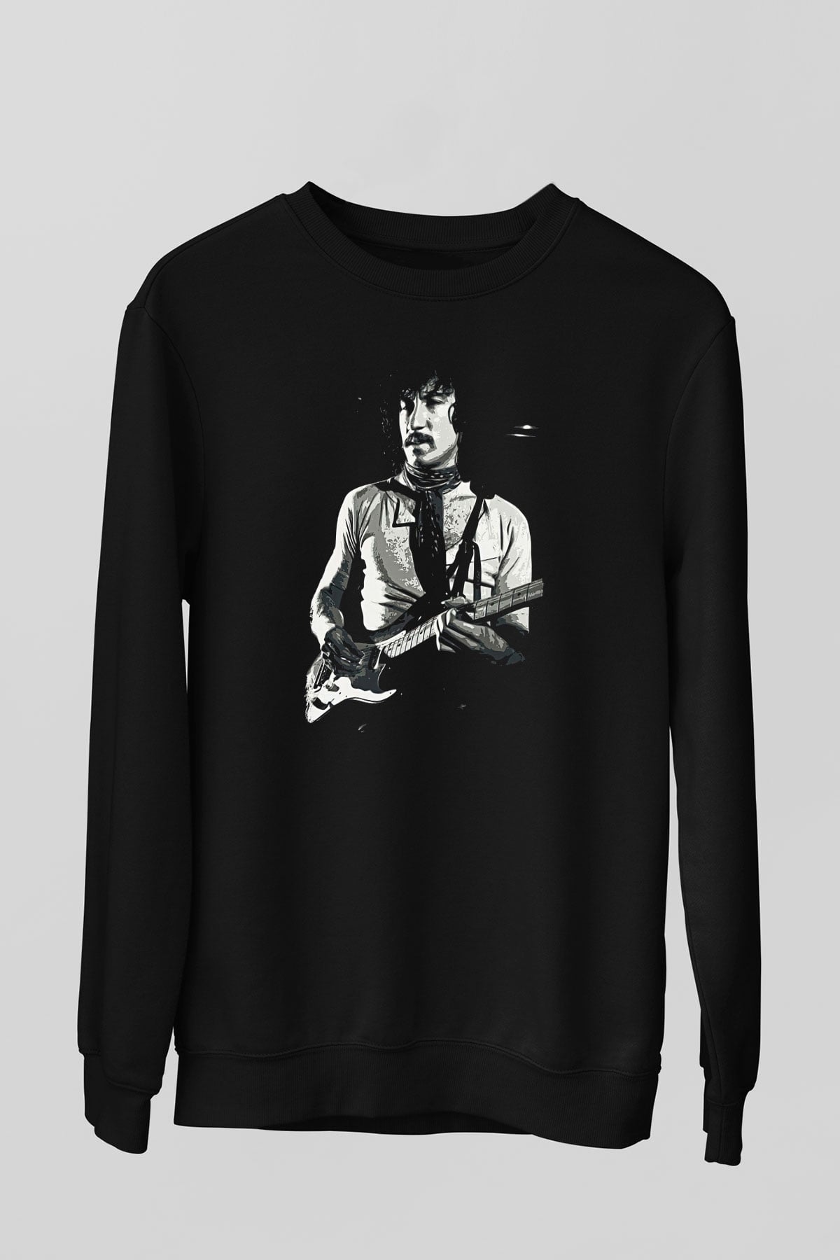 Fleetwod Mac Baskılı Unisex Siyah Sweatshirt