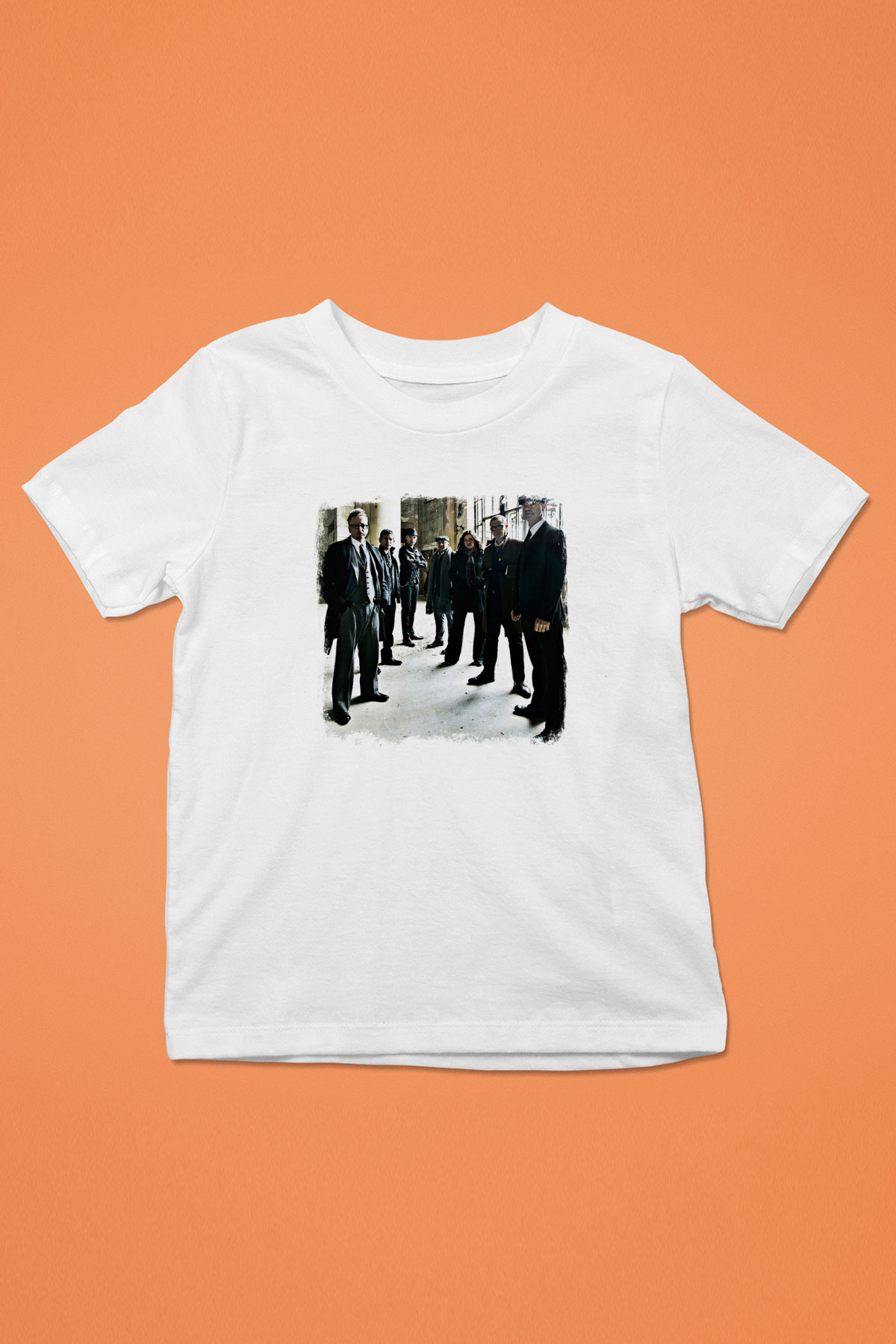 Flogging Molly Baskılı Unisex Beyaz Çocuk Tişört