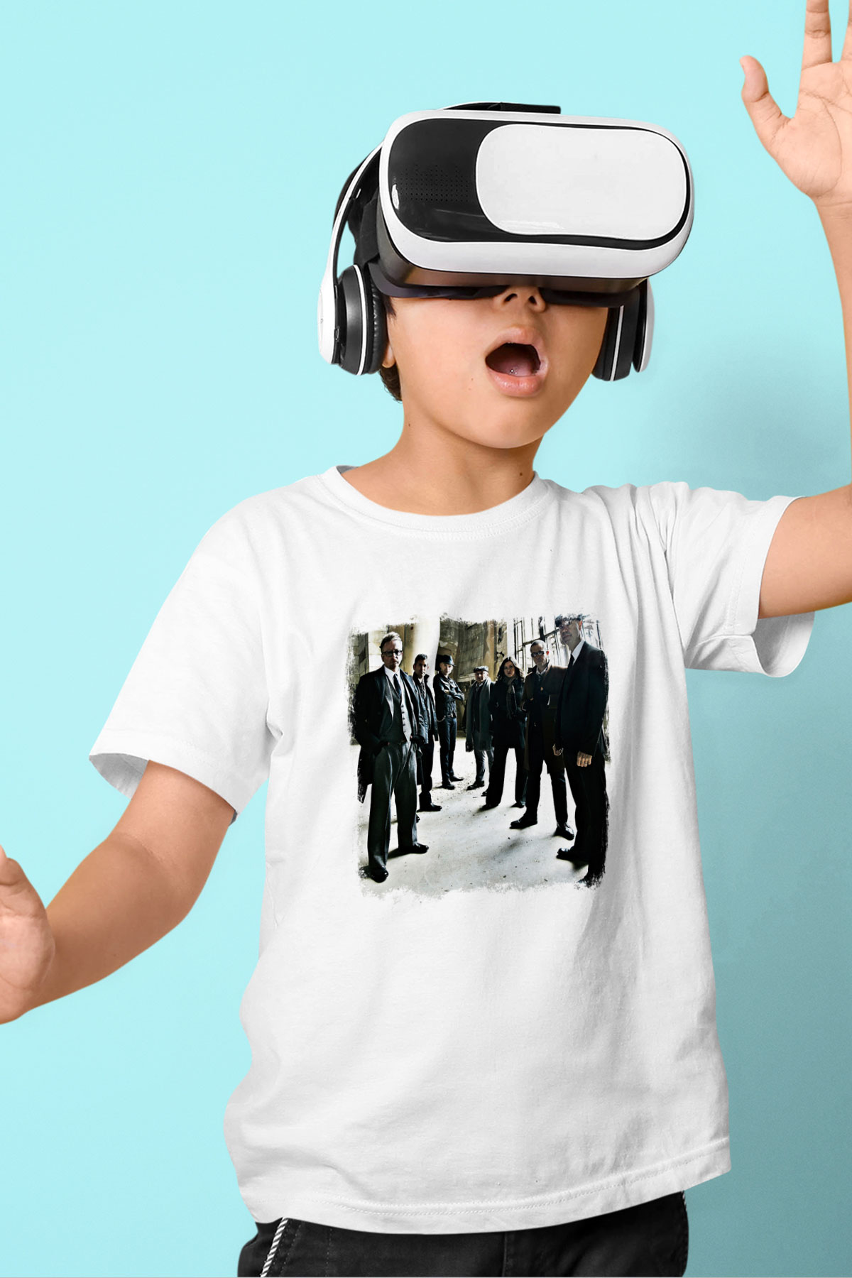 Flogging Molly Baskılı Unisex Beyaz Çocuk Tişört