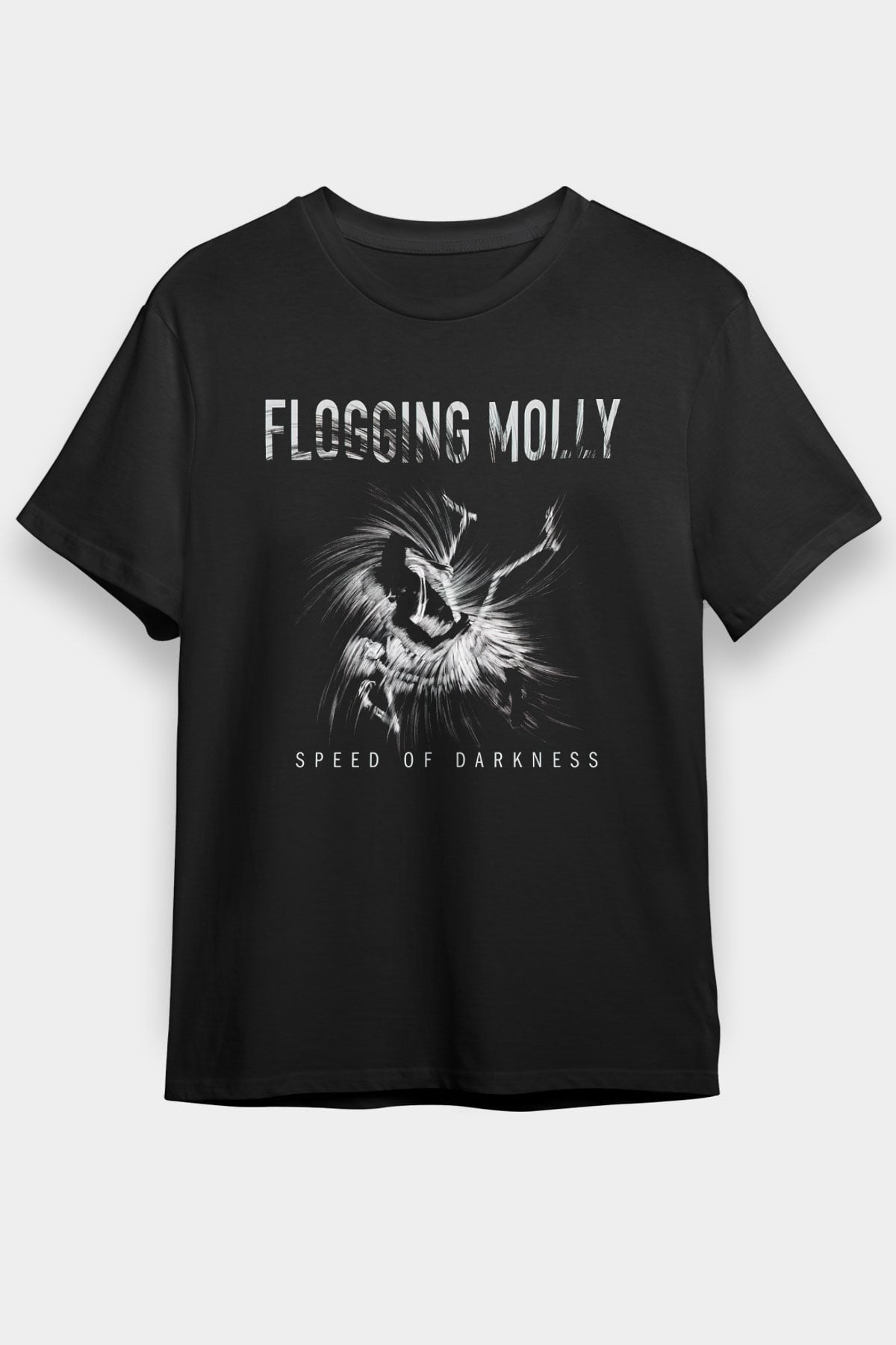 Flogging Molly Siyah Unisex Tişört T-Shirt - TişörtFabrikası