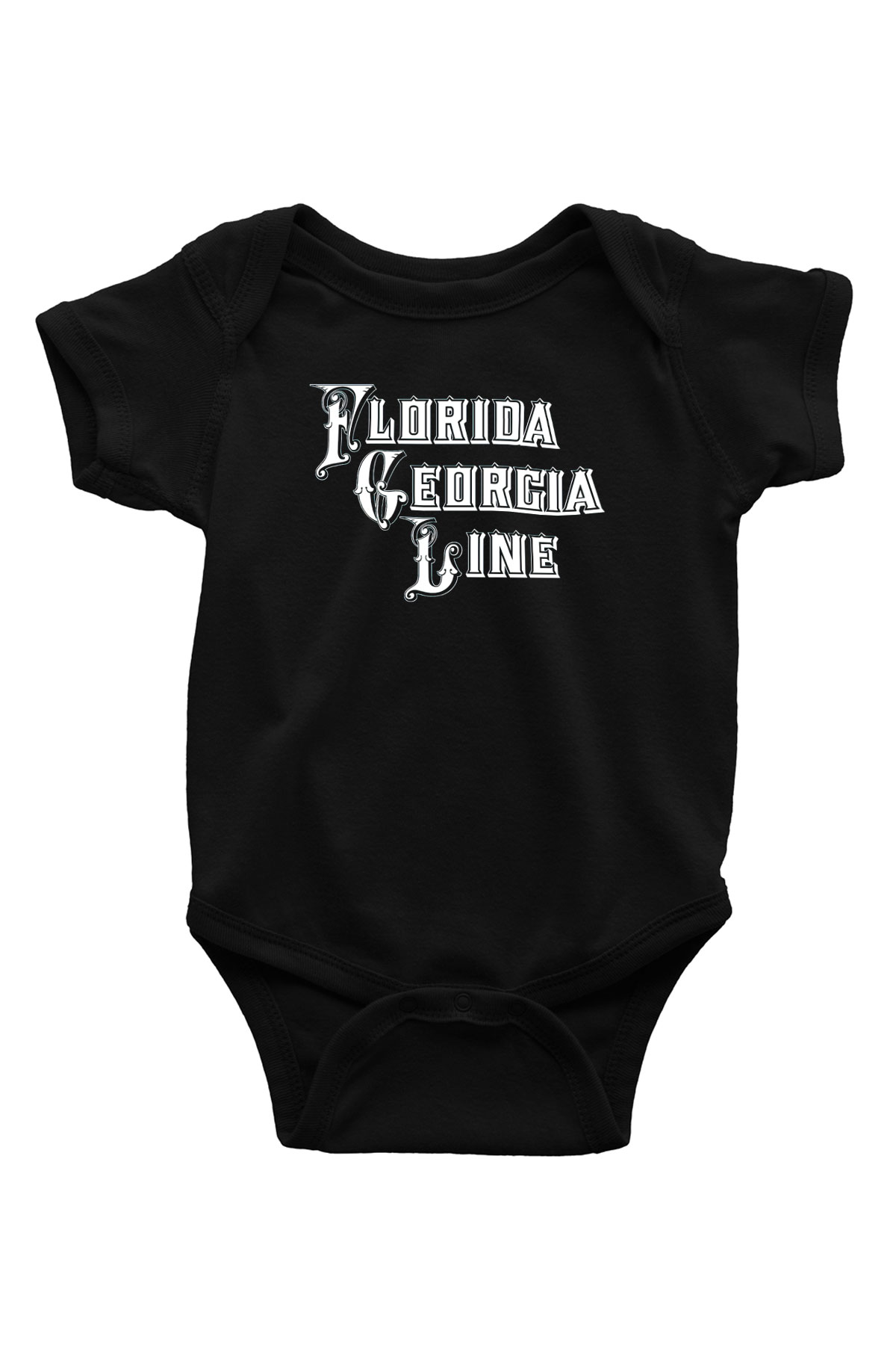 Florida Georgia Line Siyah Bebek Body - Zıbın