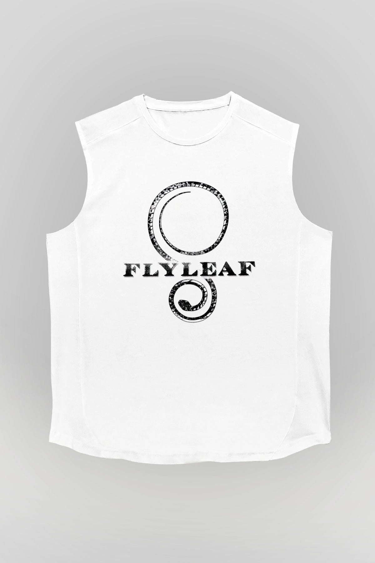 Flyleaf Beyaz Unisex Kolsuz Tişört