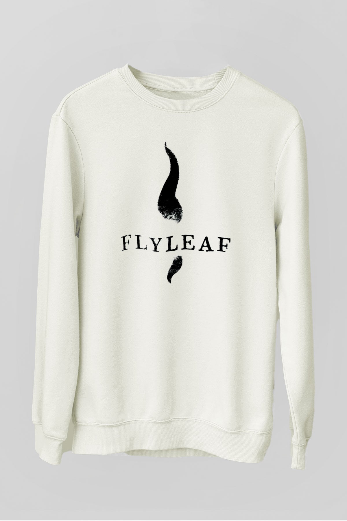 Flyleaf Beyaz Unisex Sweatshirt