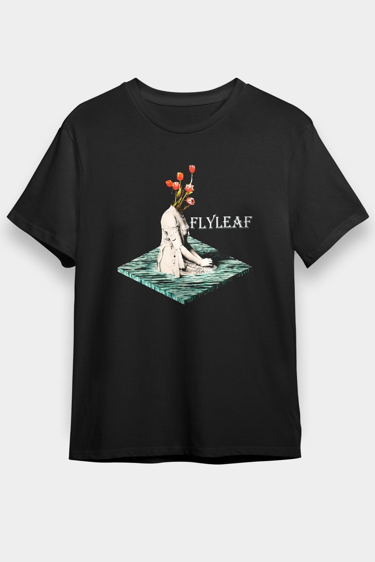 Flyleaf Siyah Unisex Tişört T-Shirt - TişörtFabrikası