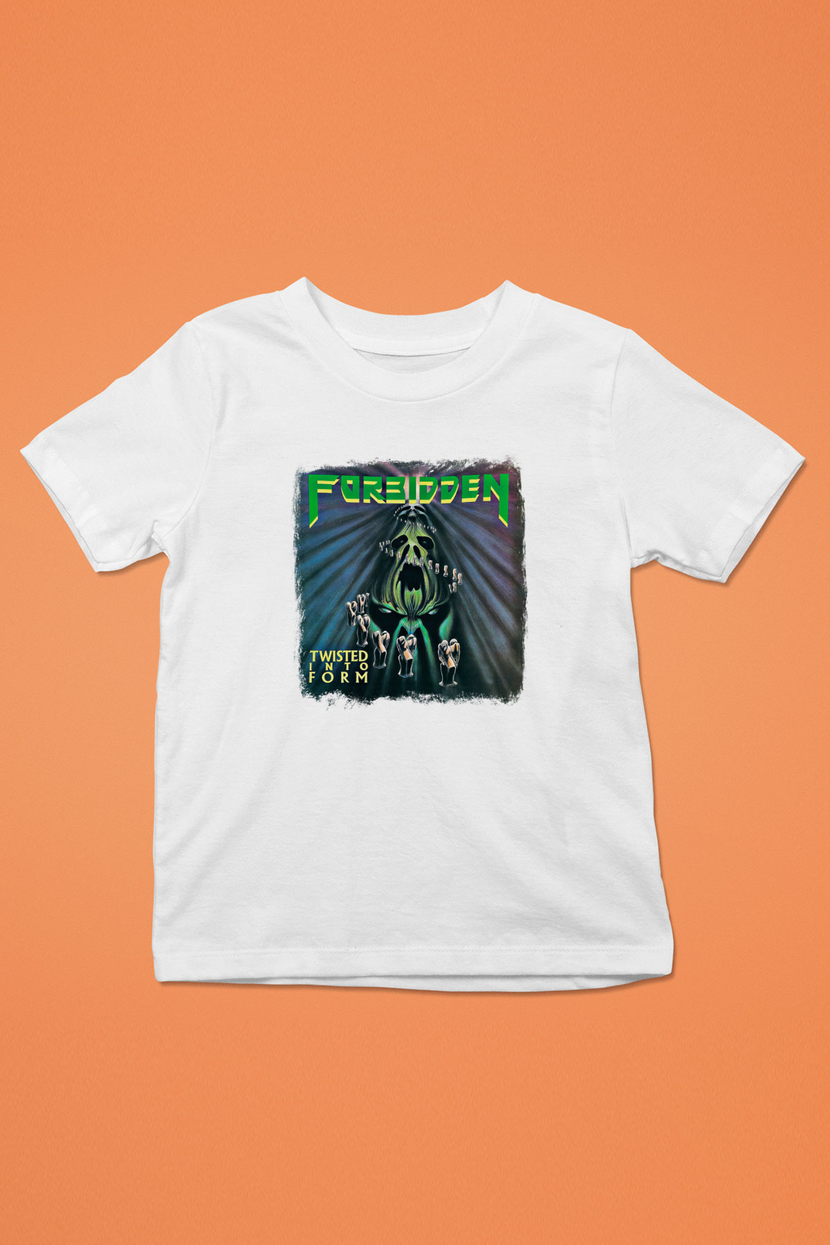 Forbidden Baskılı Unisex Beyaz Çocuk Tişört