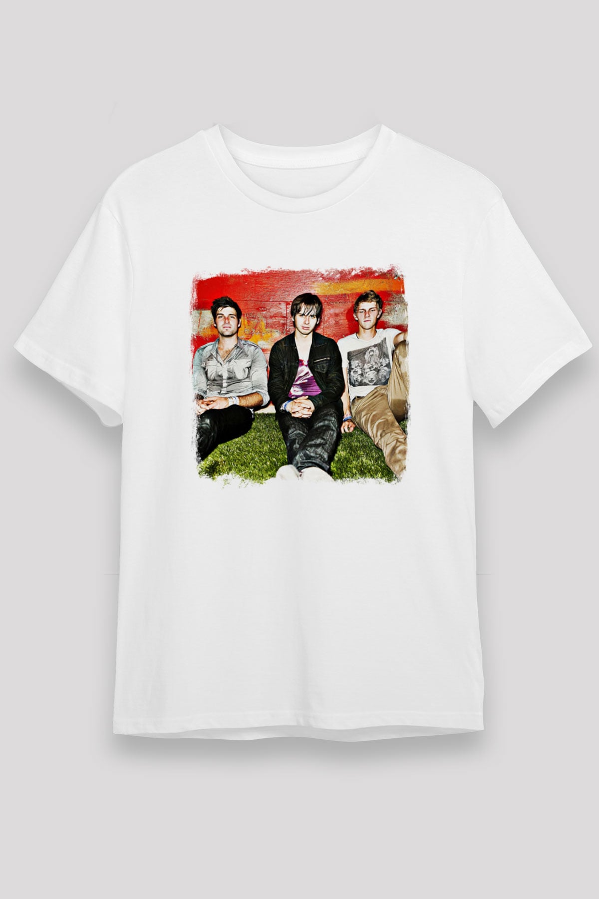 Foster the People Baskılı Unisex Beyaz Tişört