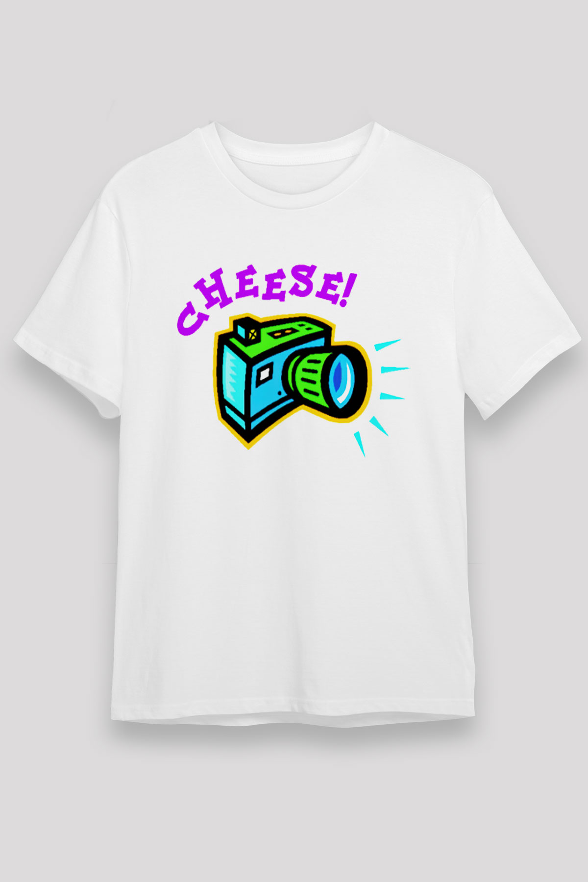 Fotoğrafçı Beyaz Unisex Tişört T-Shirt - TişörtFabrikası