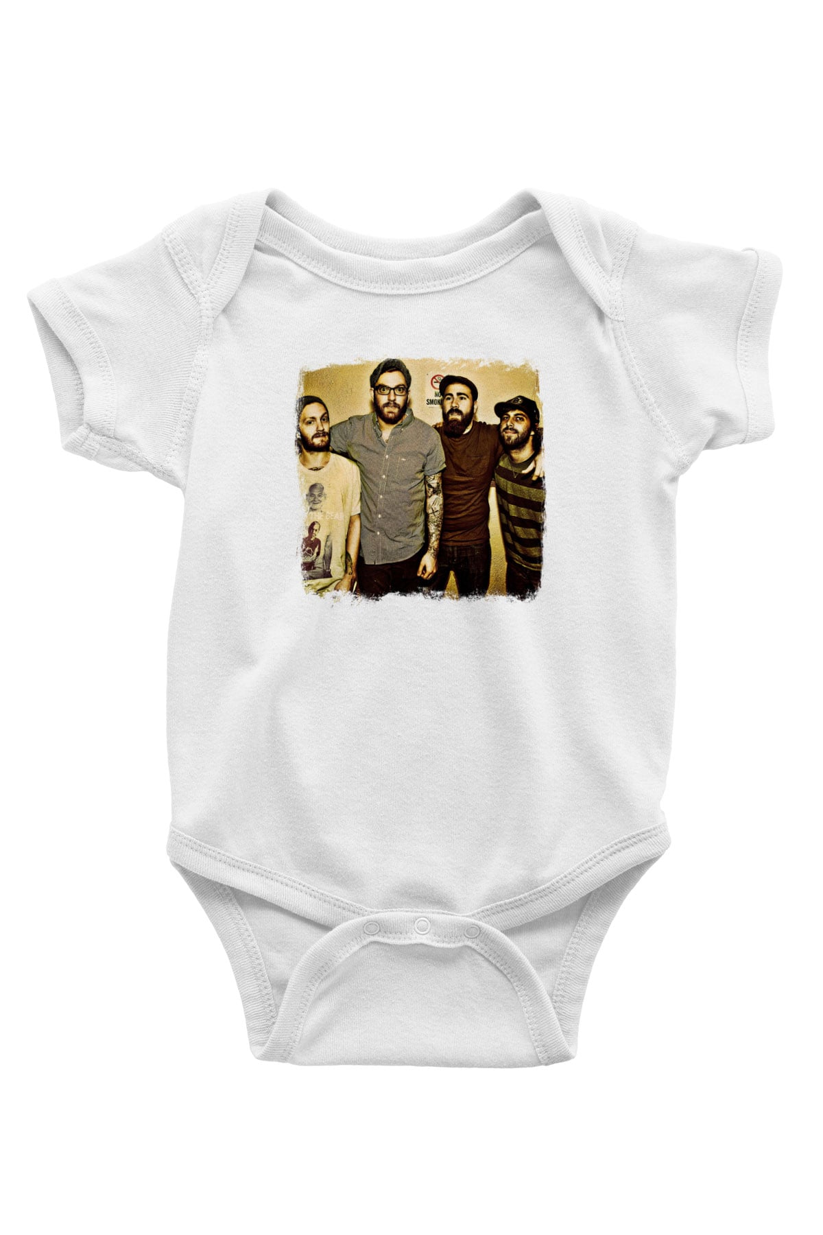 Four Year Strong Baskılı Unisex Beyaz Bebek Body - Zıbın