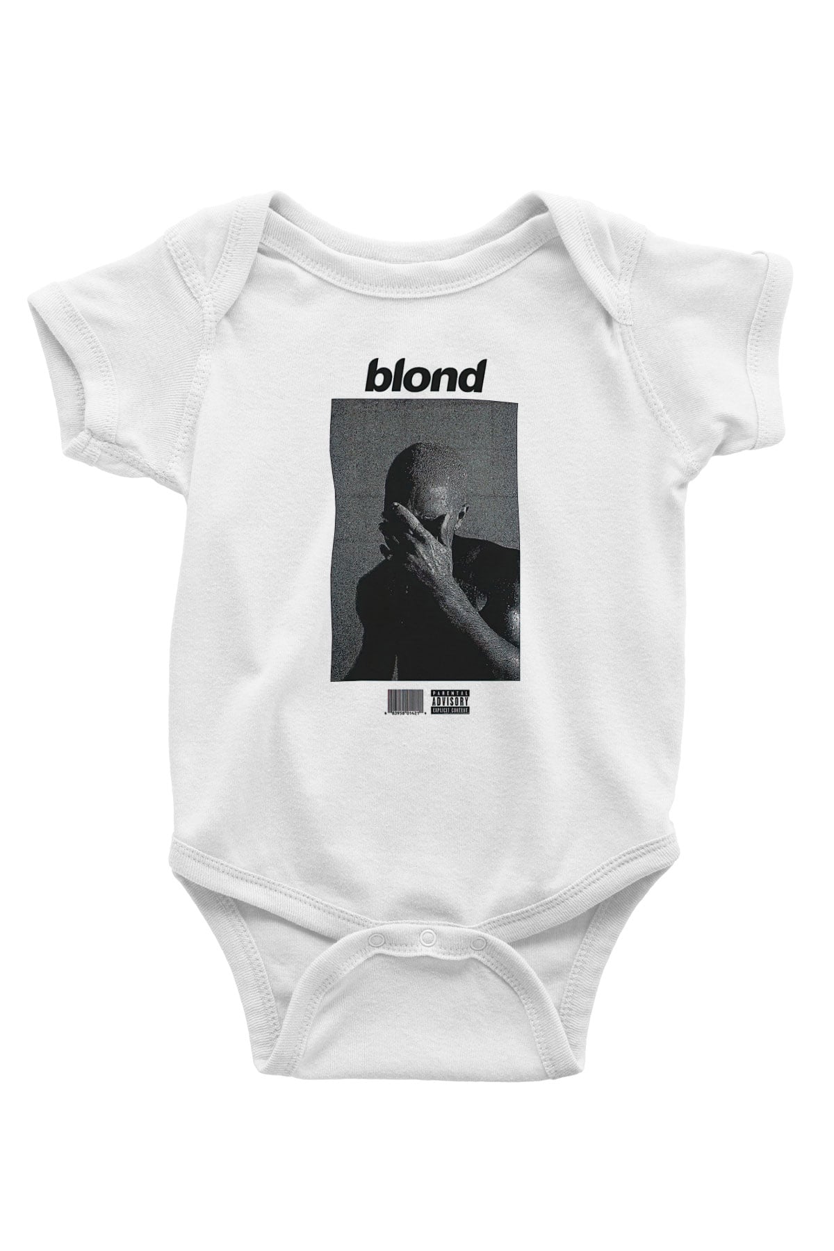 Frank Ocean Baskılı Beyaz Unisex Bebek Body - Zıbın