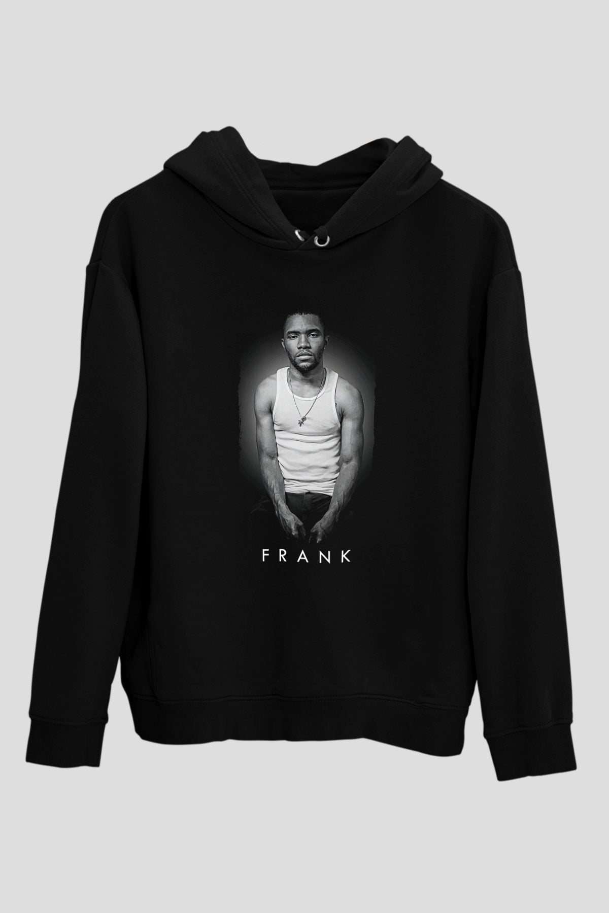 Frank Ocean Baskılı Unisex Siyah Hoodie