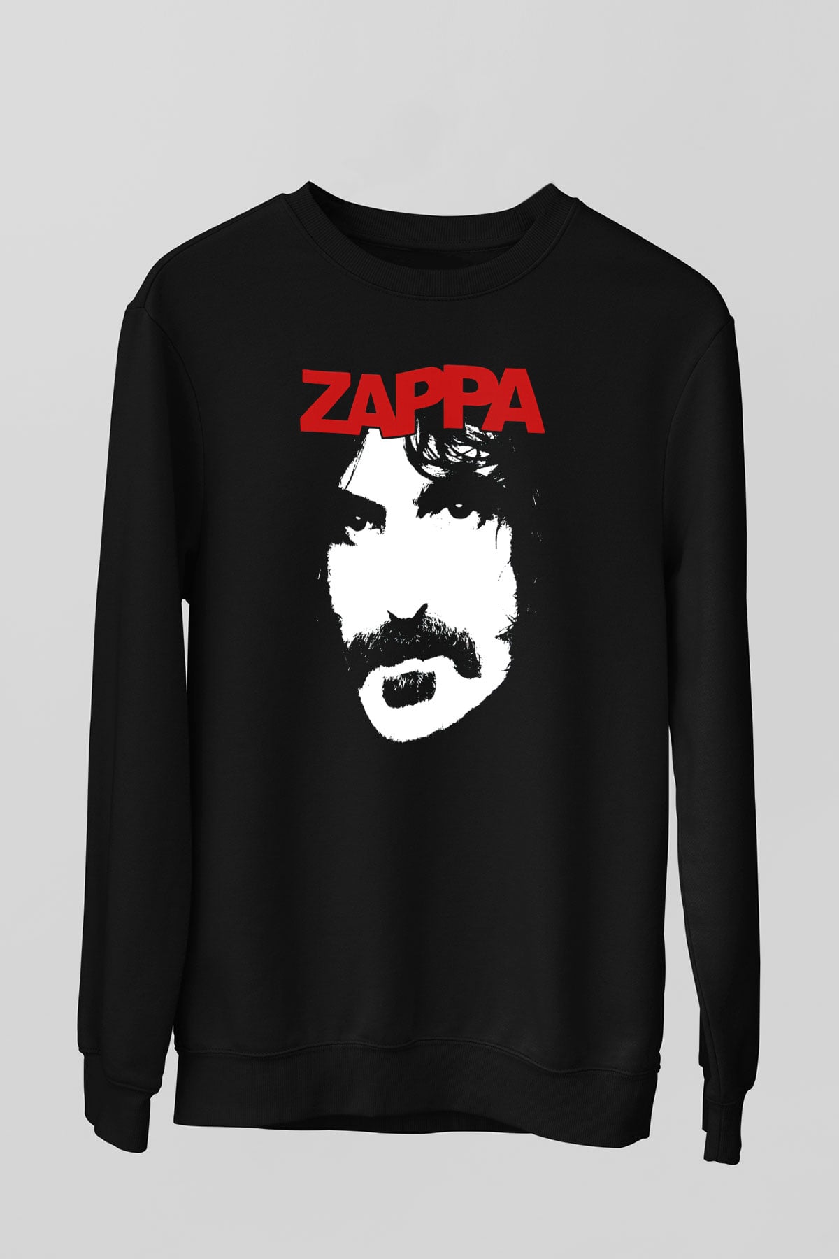 Frank Zappa Siyah Unisex Sweatshirt