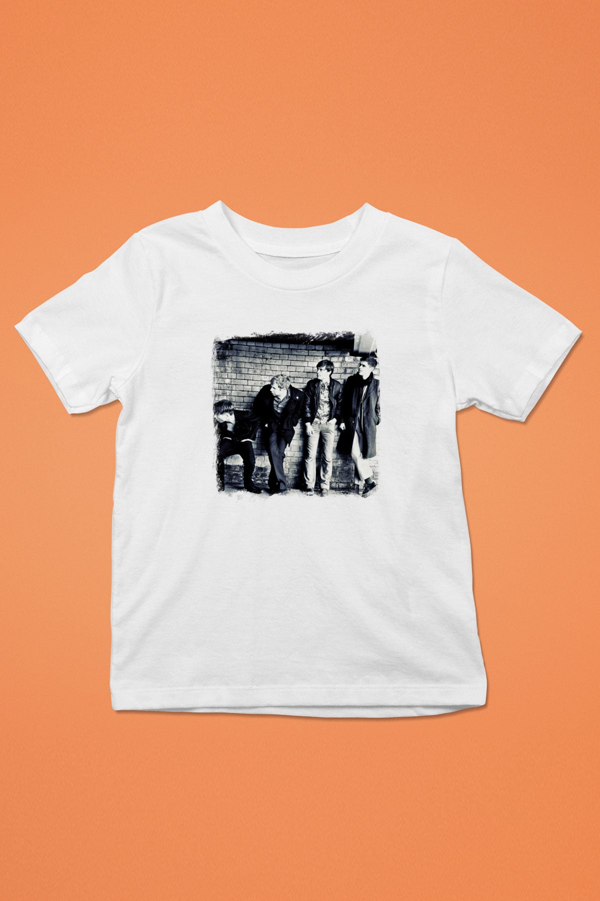 Franz Ferdinand Baskılı Unisex Beyaz Çocuk Tişört