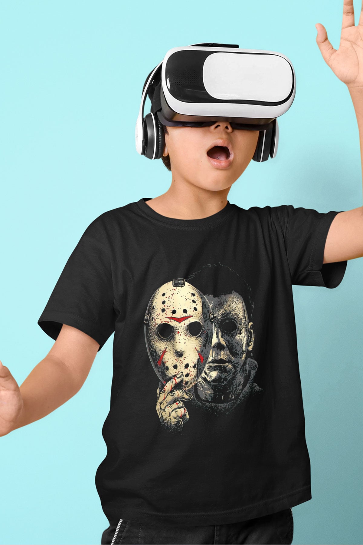 Friday the 13th 13.Cuma Siyah Unisex  Çocuk Tişört