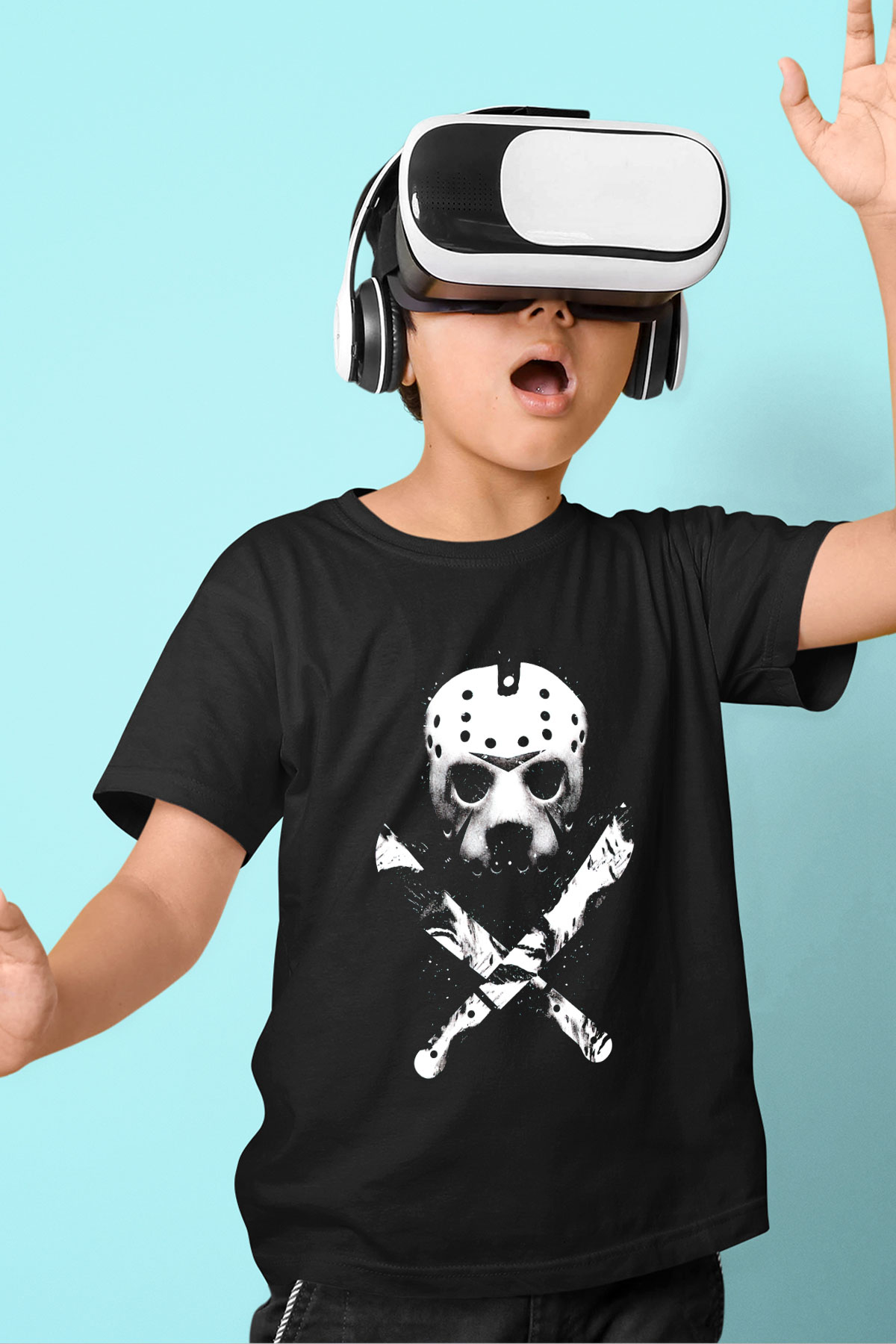 Friday the 13th 13.Cuma Siyah Unisex  Çocuk Tişört