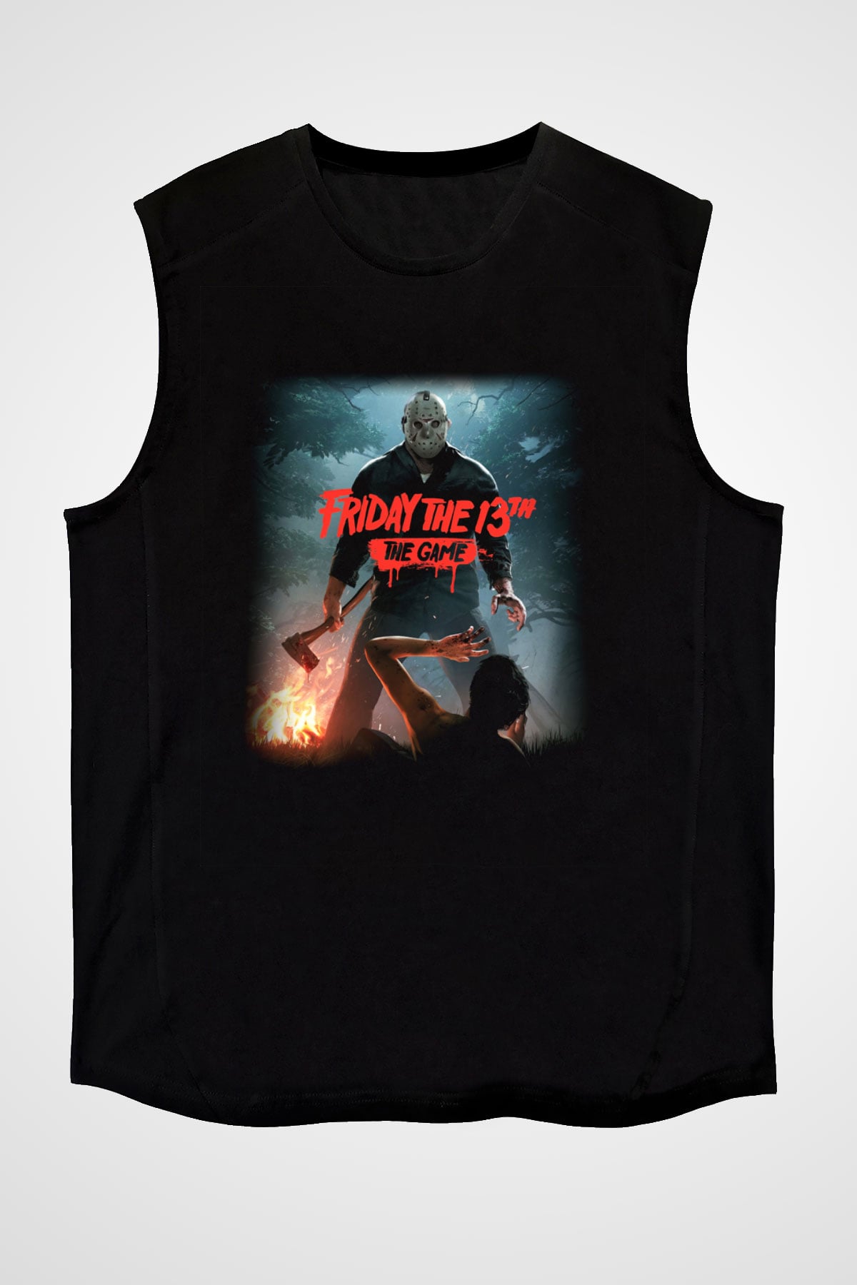 Friday the 13th 13.Cuma Siyah Unisex Kolsuz Tişört