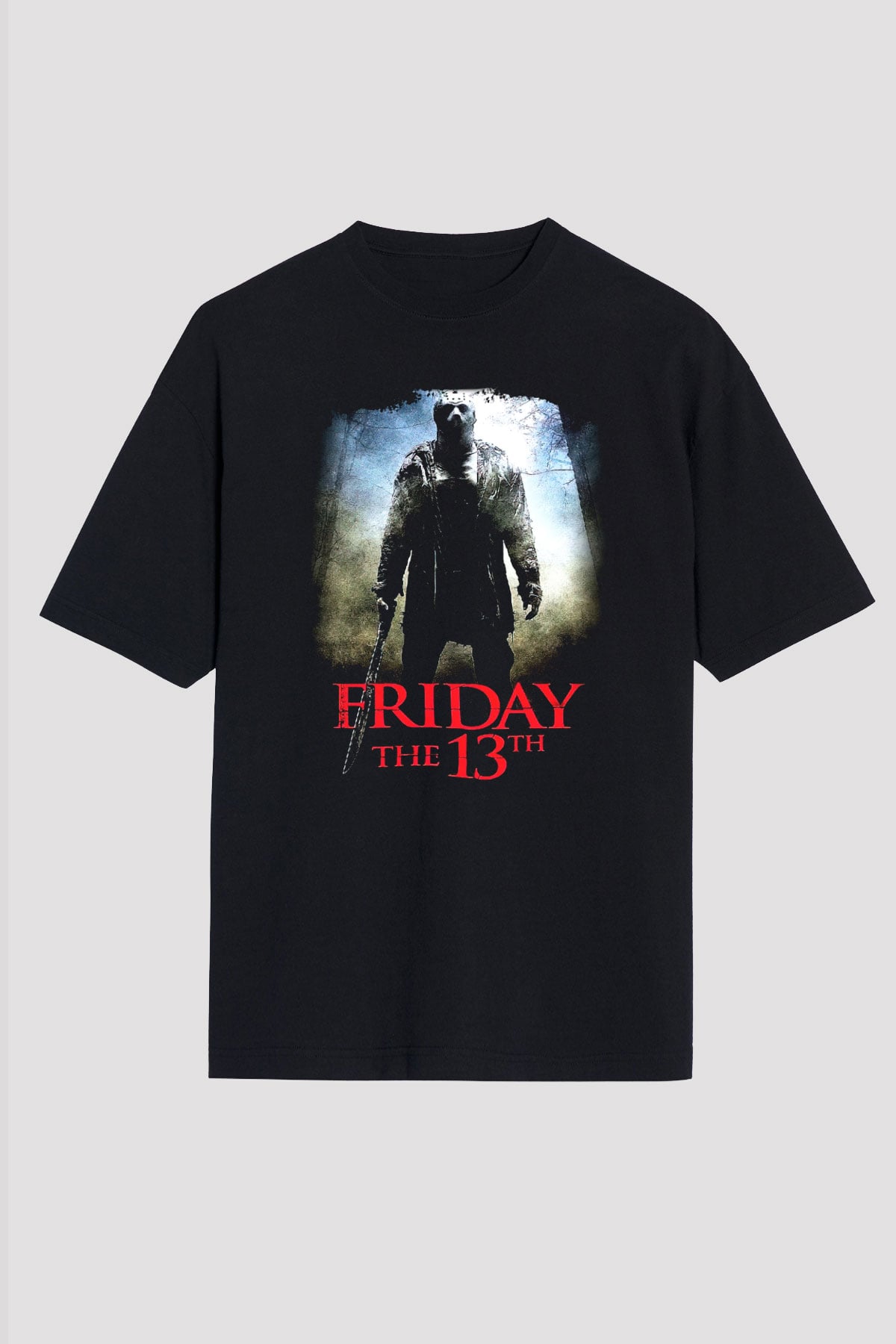 Friday the 13th 13.Cuma Siyah Unisex Oversize Tişört