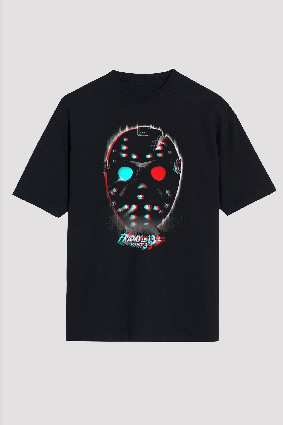 Friday the 13th 13.Cuma Siyah Unisex Oversize Tişört