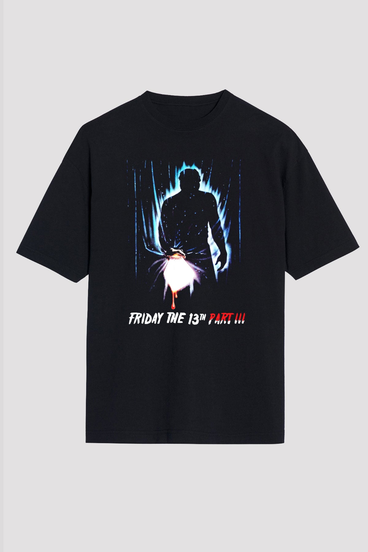 Friday the 13th 13.Cuma Siyah Unisex Oversize Tişört