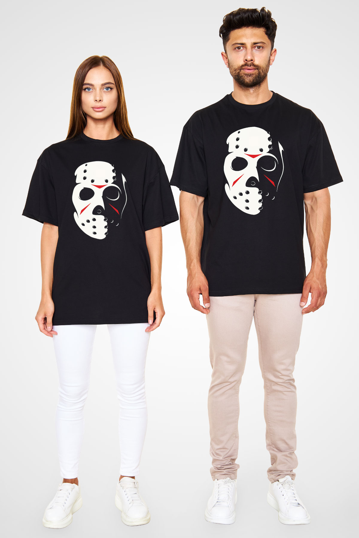 Friday the 13th 13.Cuma Siyah Unisex Oversize Tişört