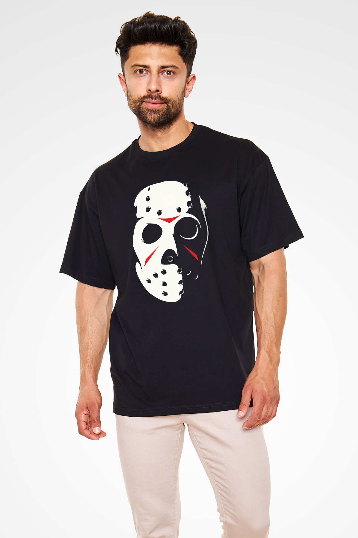Friday the 13th 13.Cuma Siyah Unisex Oversize Tişört