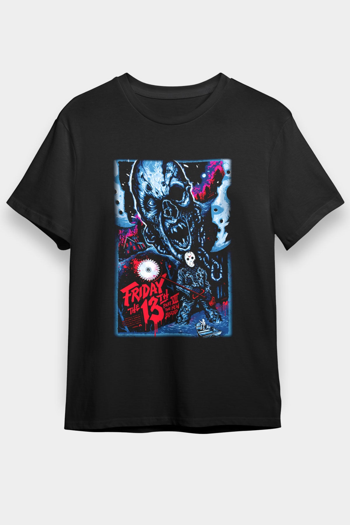 Friday the 13th 13.Cuma Siyah Unisex Tişört
