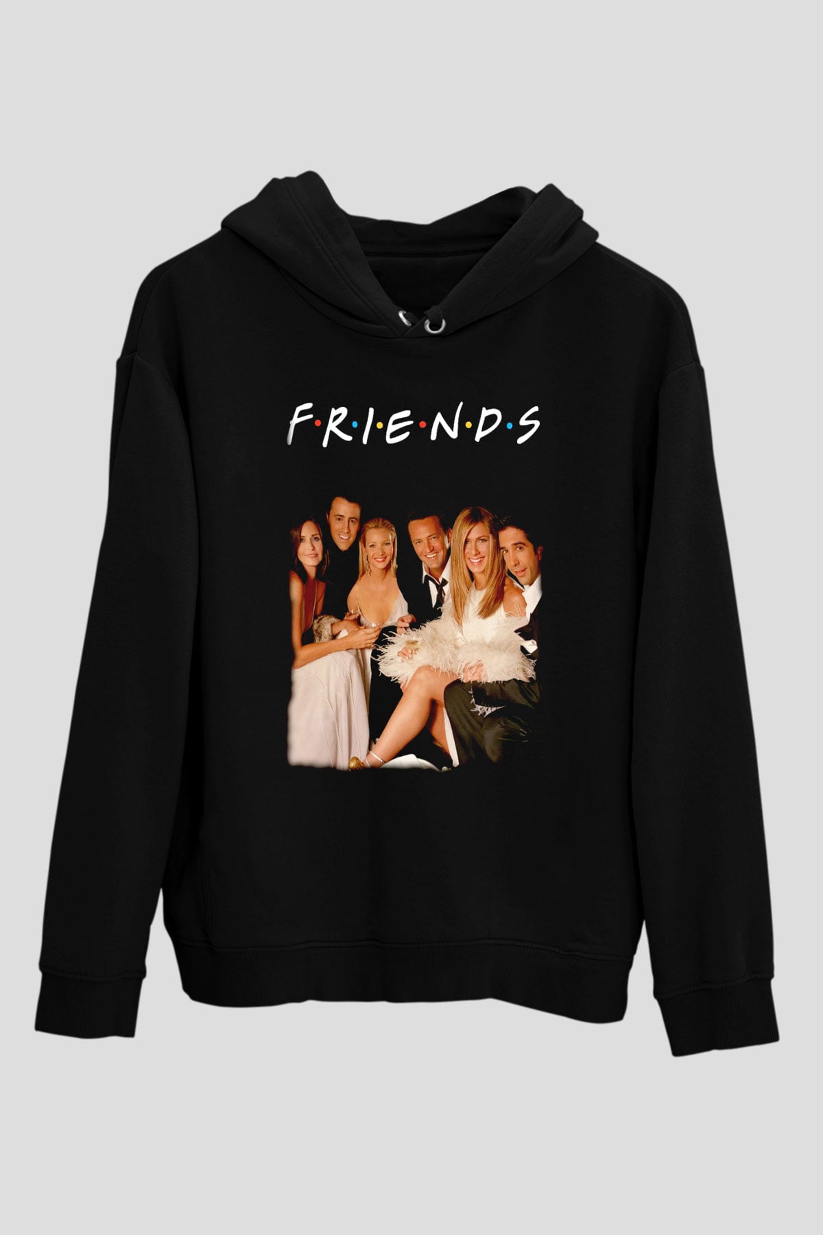 Friends Siyah Unisex Hoodie
