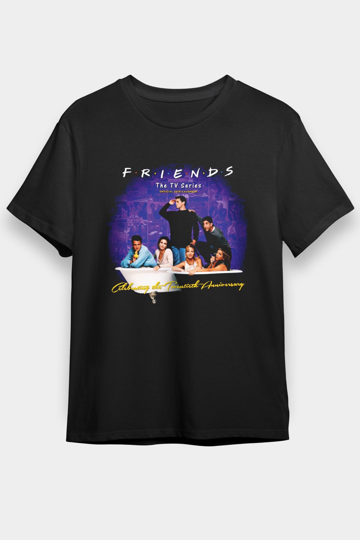 Friends Siyah Unisex Tişört