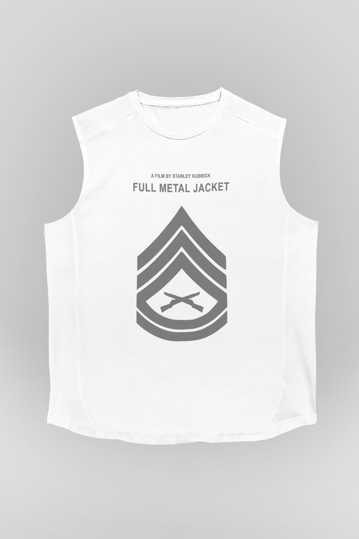Full Metal Jacket Beyaz Unisex Kolsuz Tişört