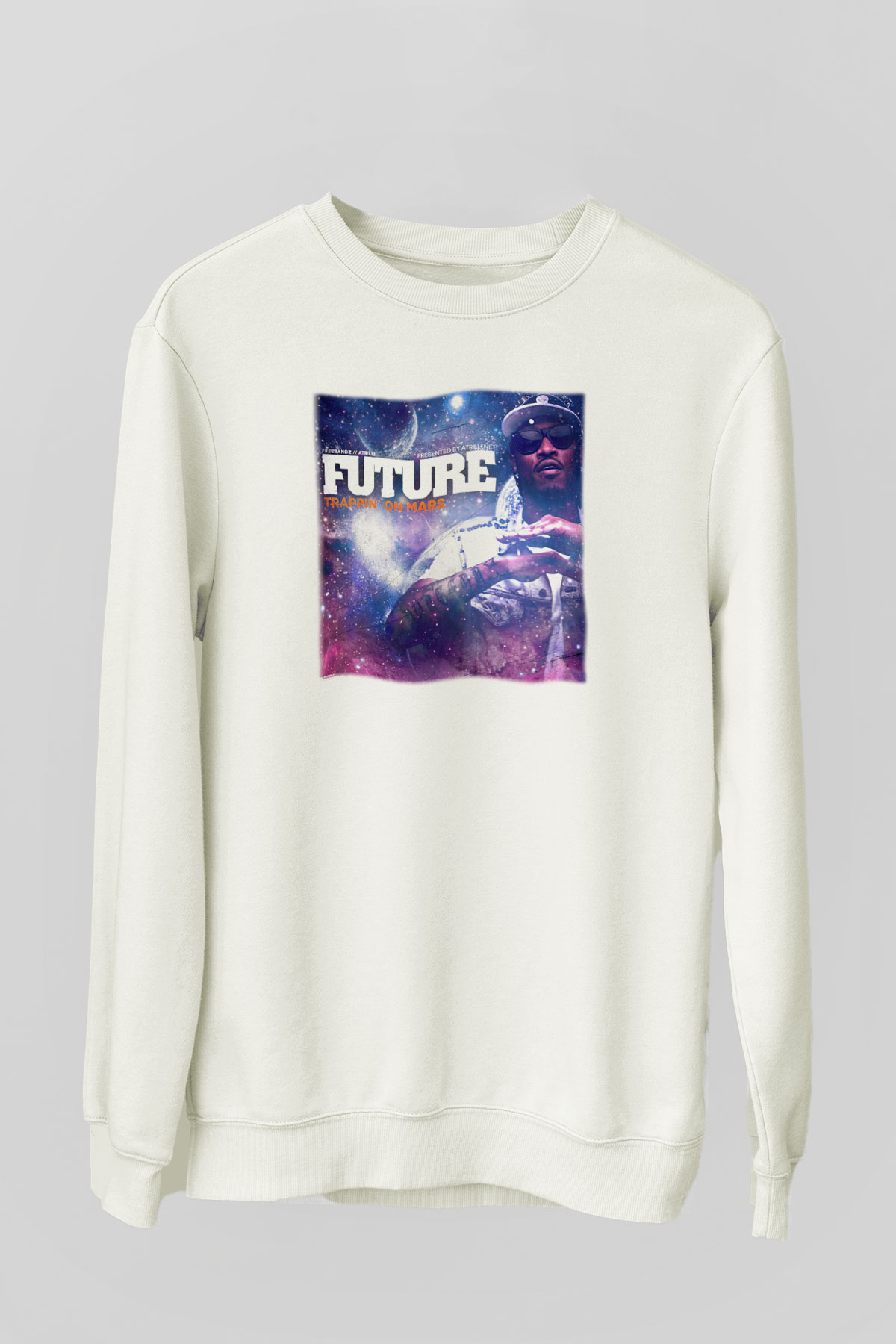 Future Beyaz Unisex Sweatshirt