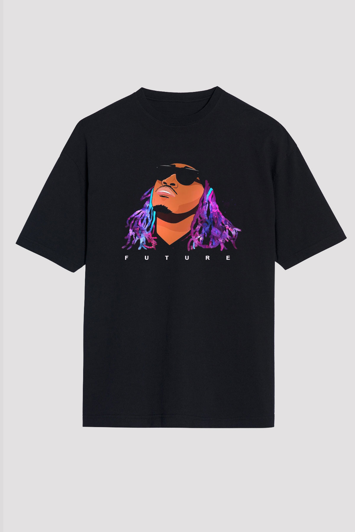 Future Siyah Unisex Tişört T-Shirt - TişörtFabrikası
