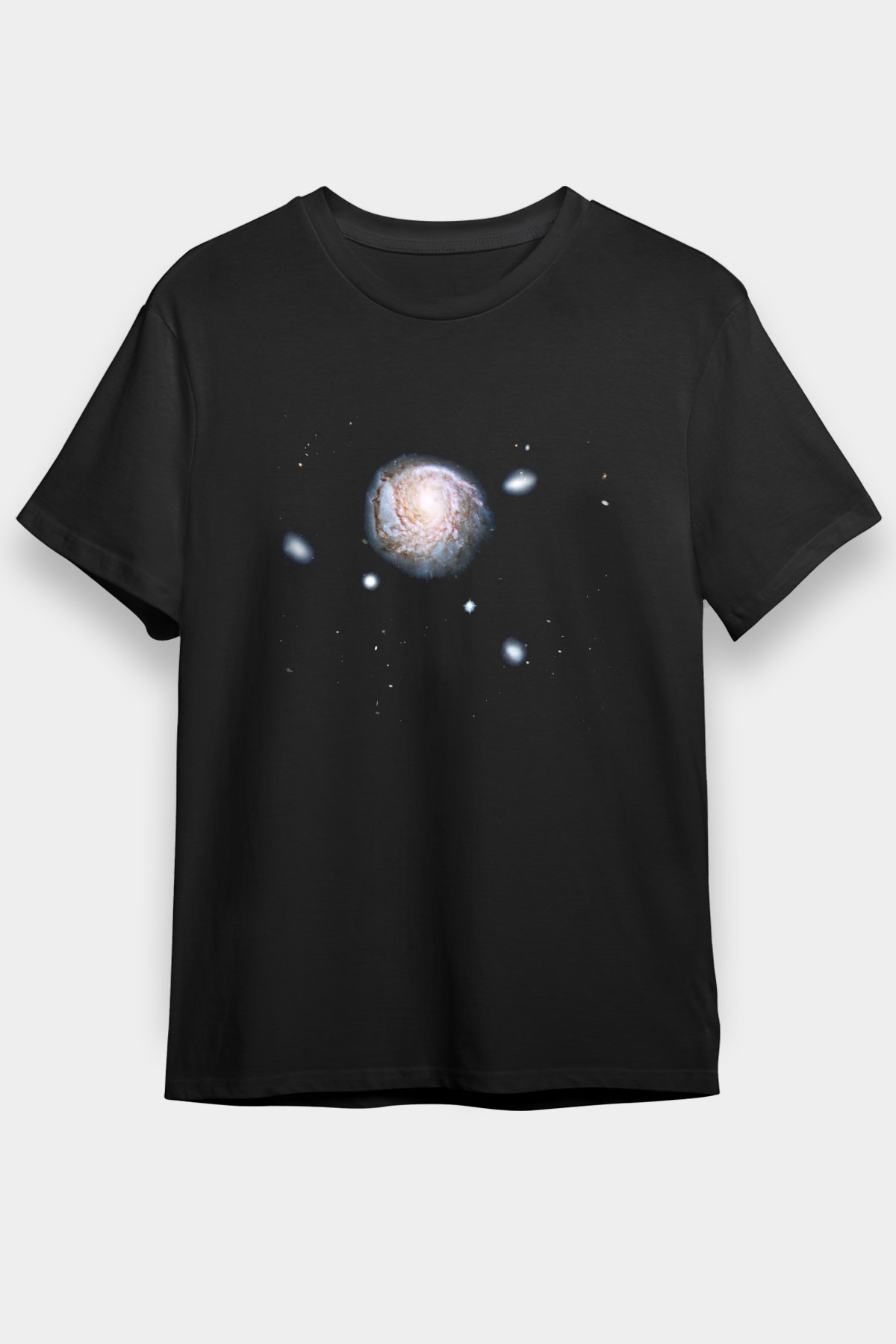 Galaksi Siyah Unisex Tişört T-Shirt - TişörtFabrikası