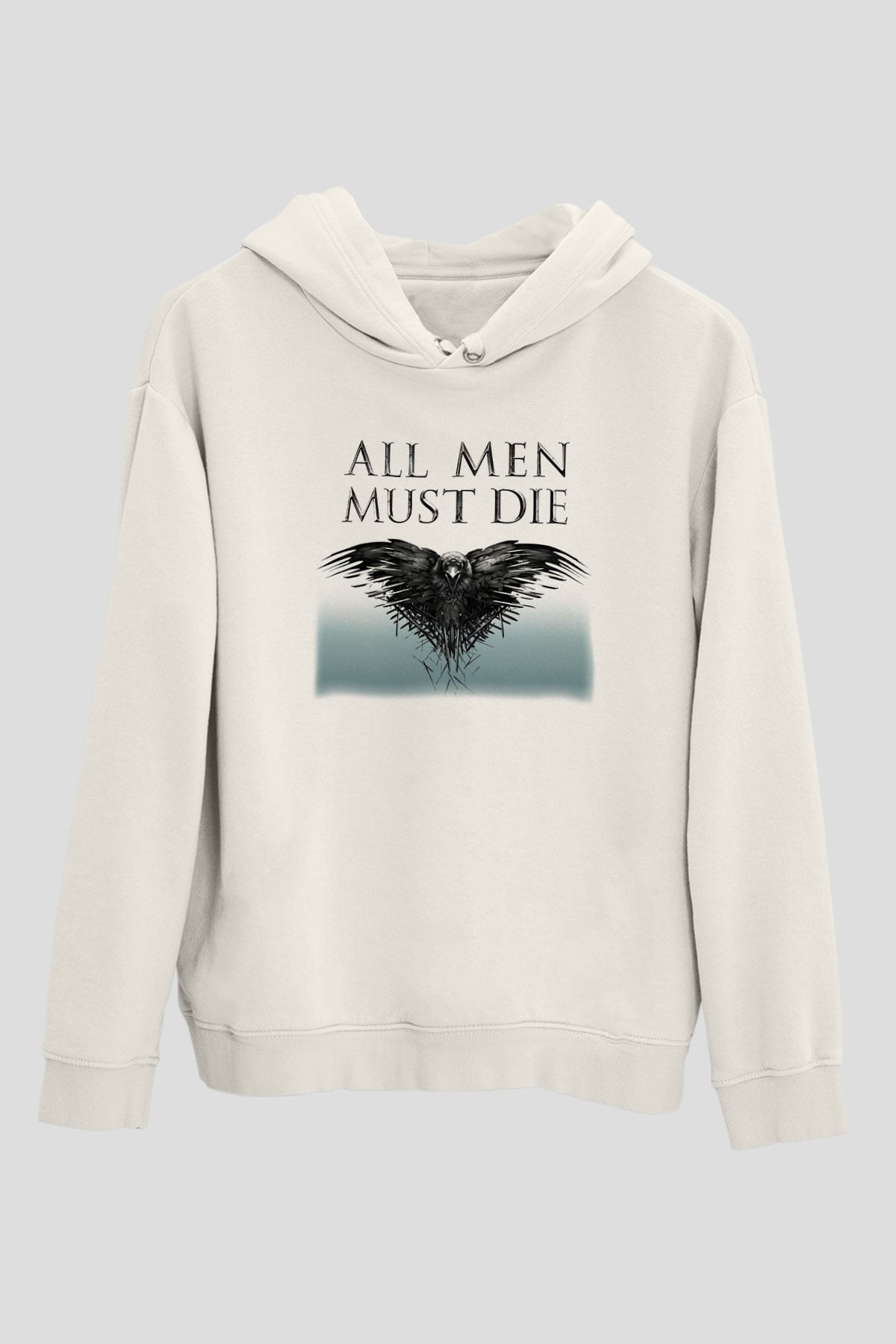 Game of Thrones Beyaz Unisex Kapşonlu Sweatshirt